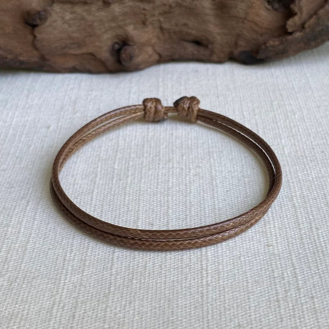 men's 2mm bracelet earth brown.webp