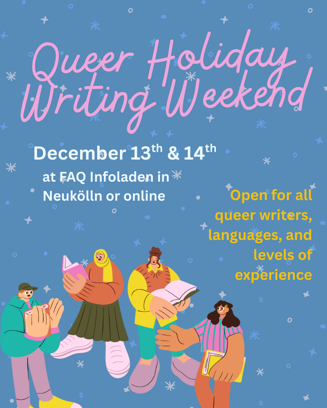 Queer Holiday Writing Weekend/ Queere Geschichten für die Feiertage