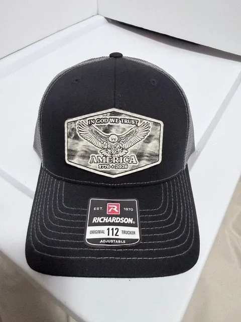 Custom Laser Engraved America's 250th Anniversary Hat