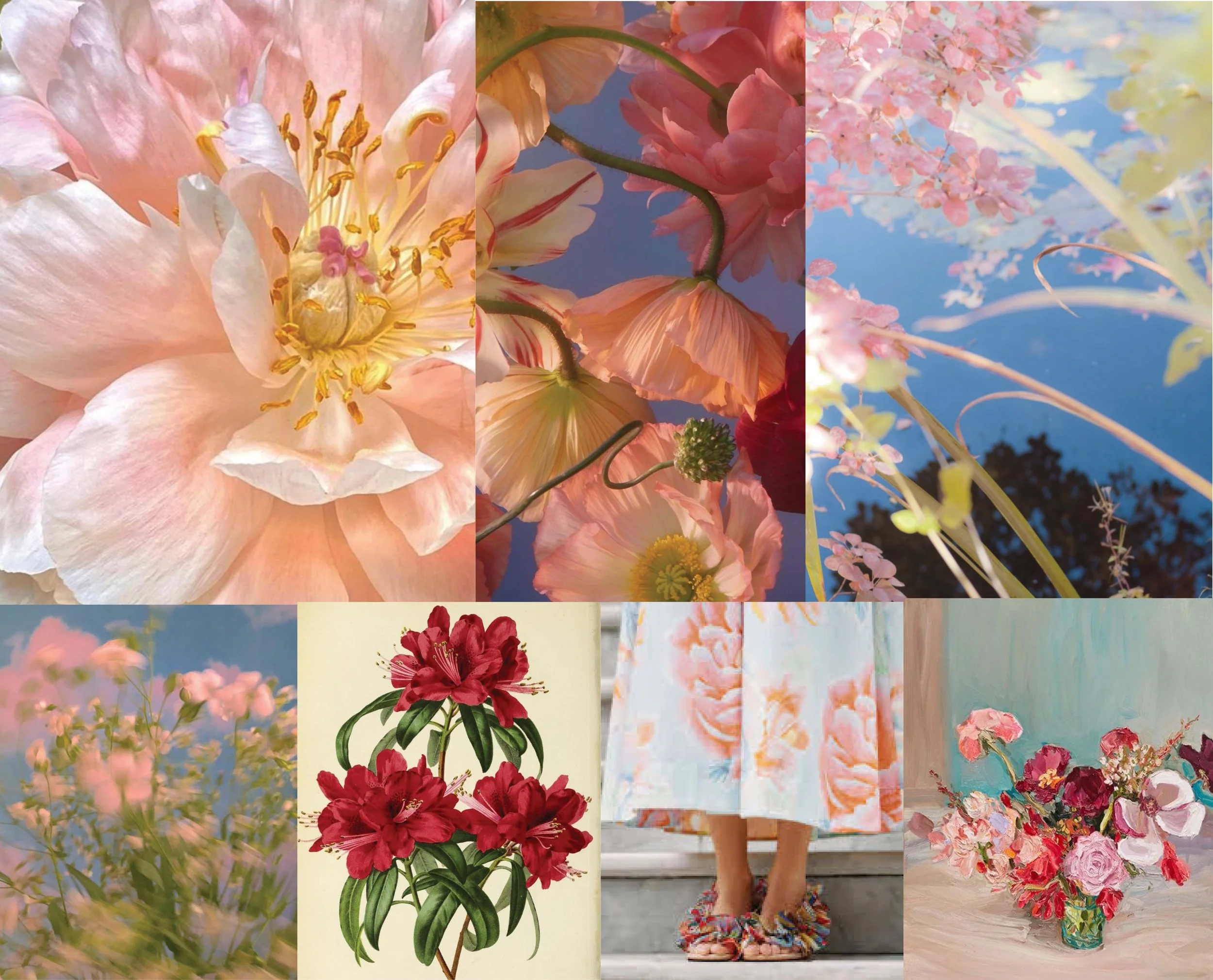 Spring Bloom Moodboard