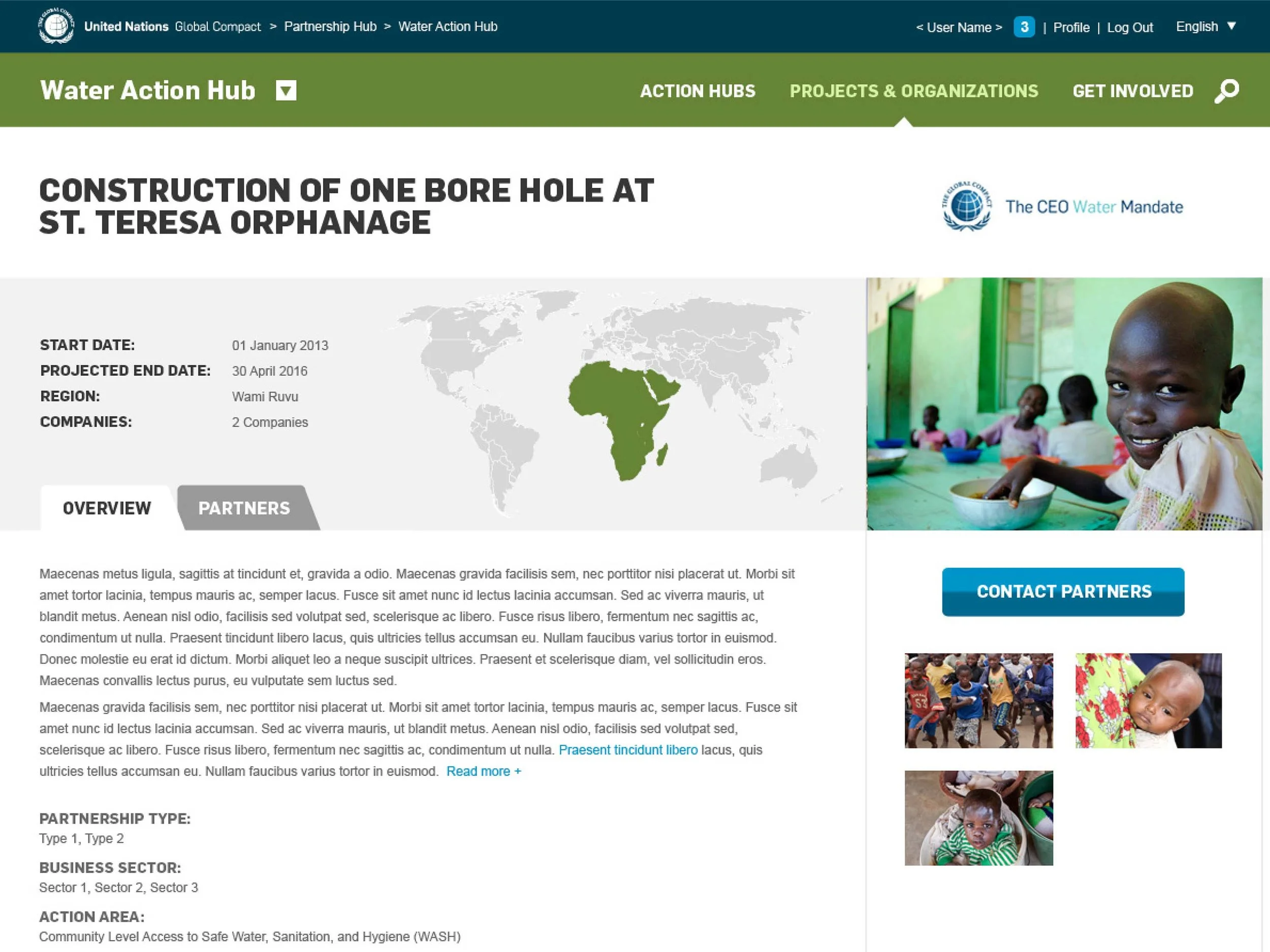Action Hub - Project Page