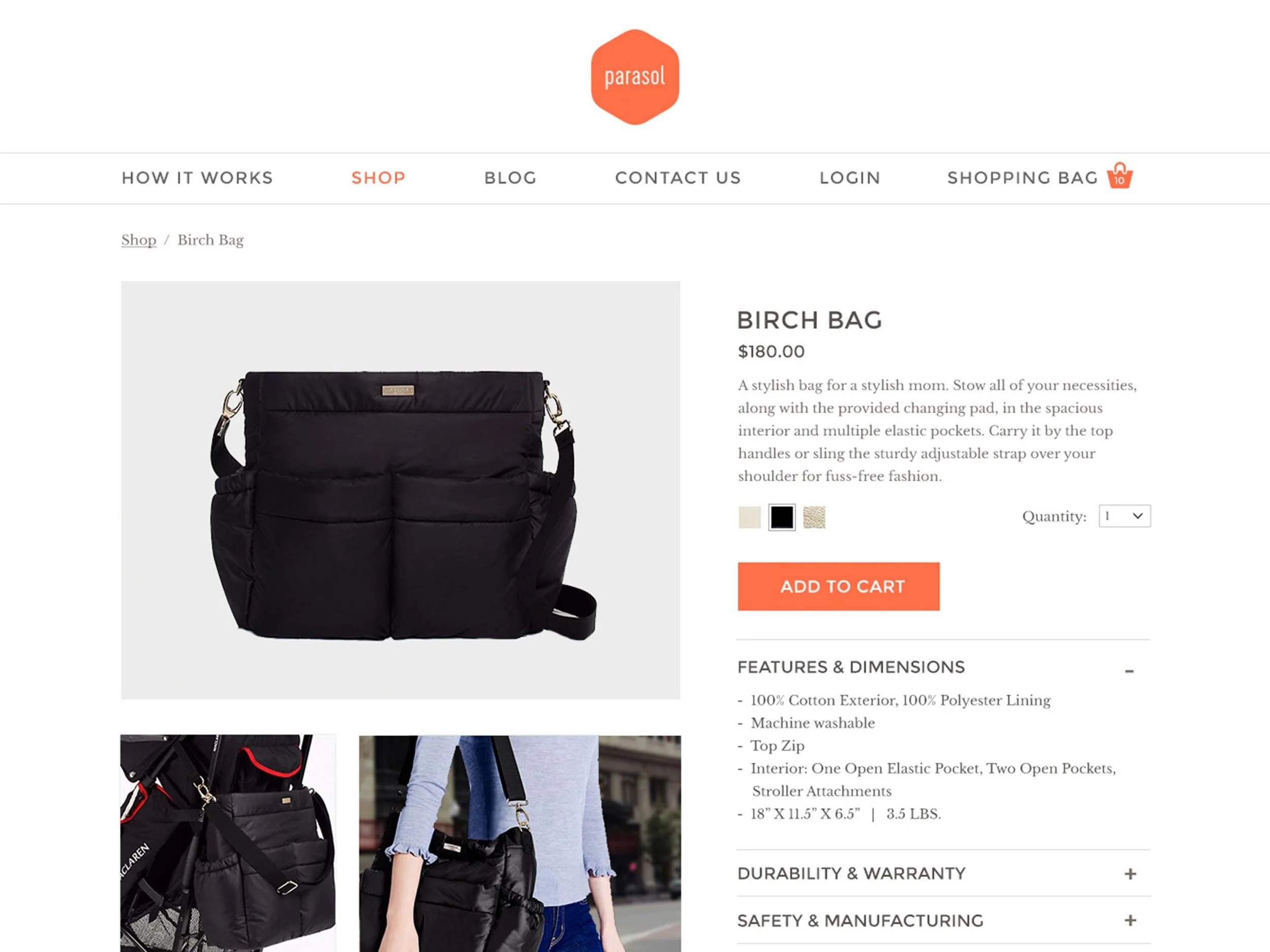 Product Details Page