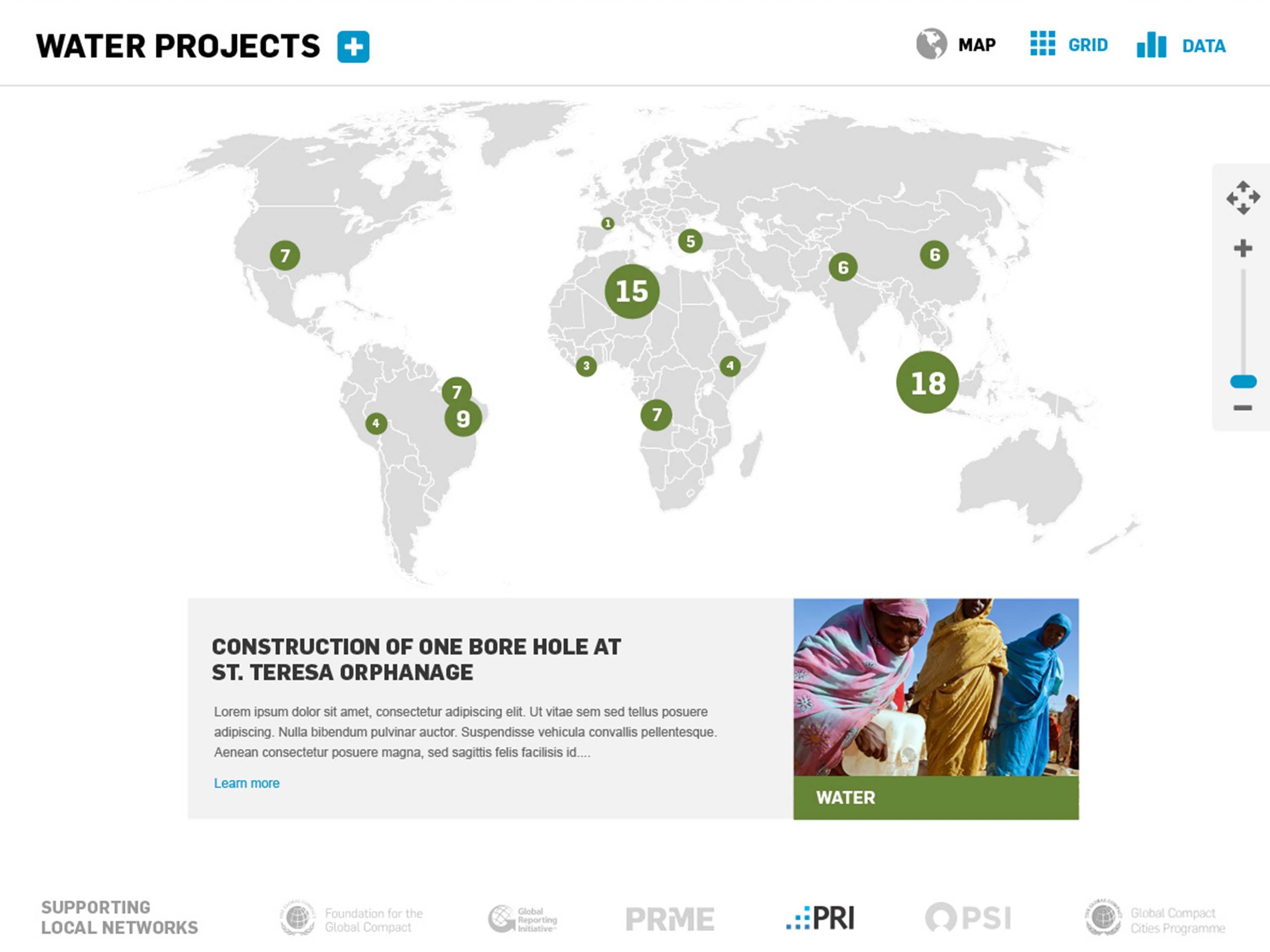 Interactive Project Map