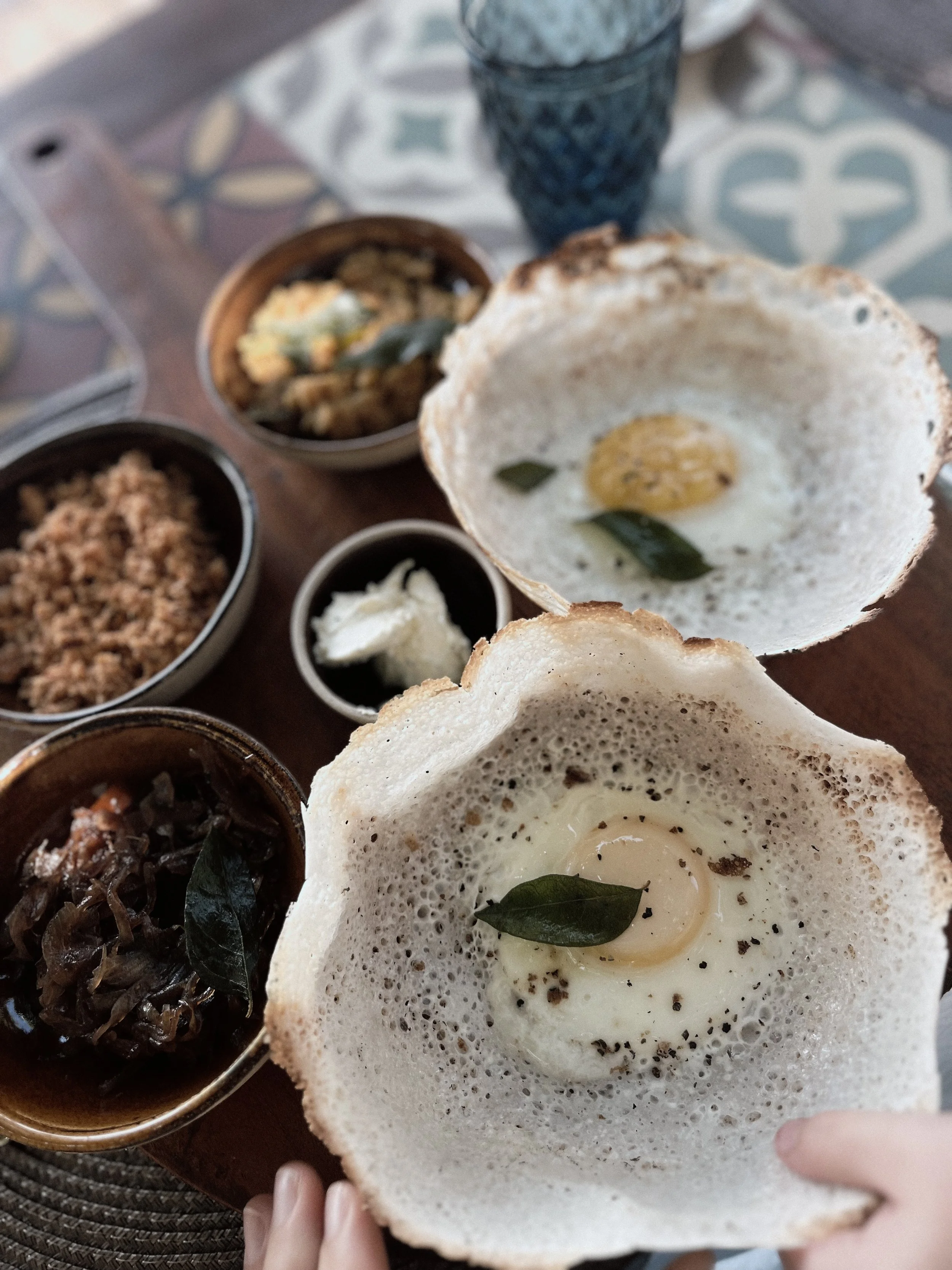 Sri Lankan food hoppers Hiriketiya Sri Lanka