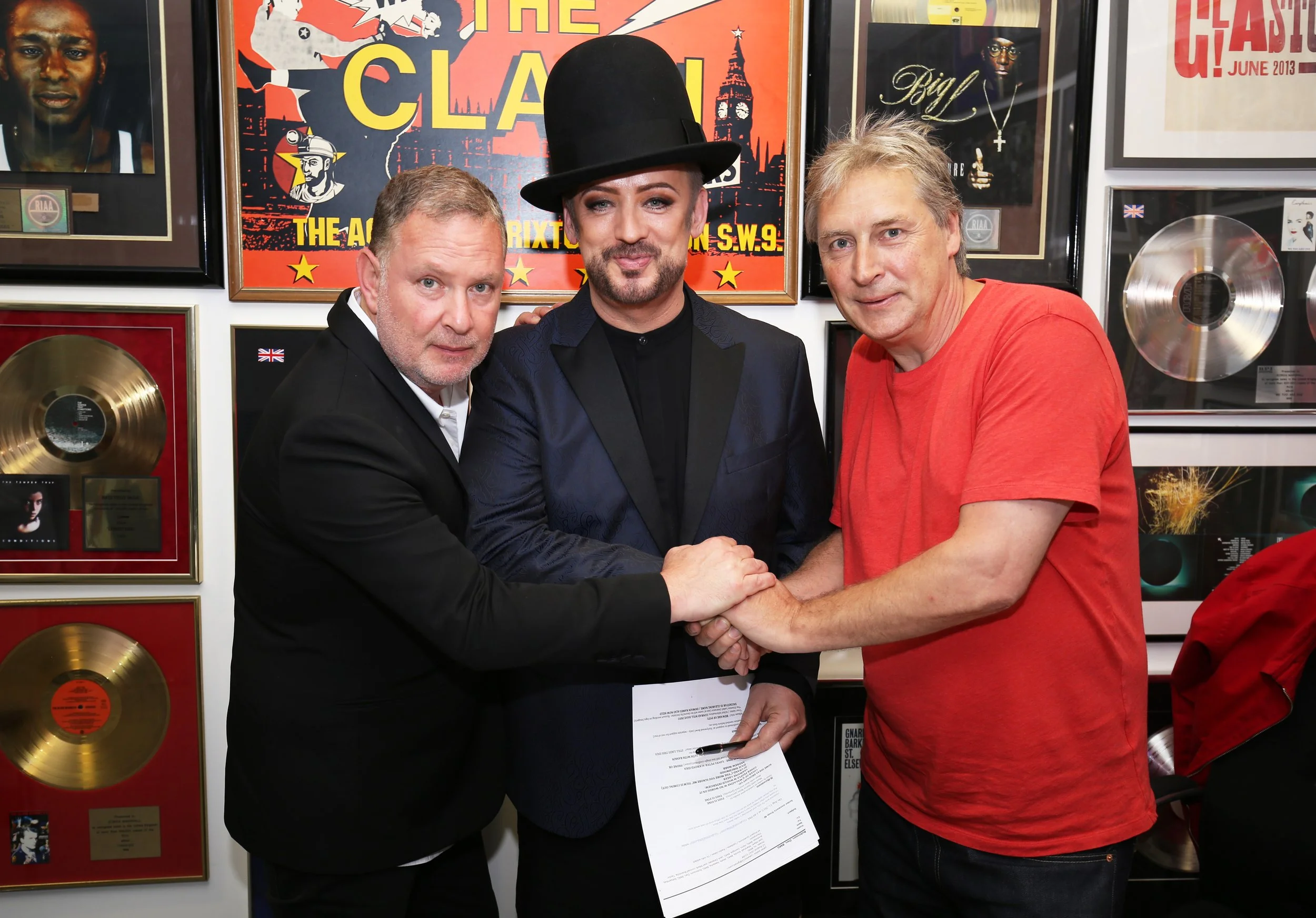 Boy George (with Paul Kemsley and Korda Marshall), London 2017