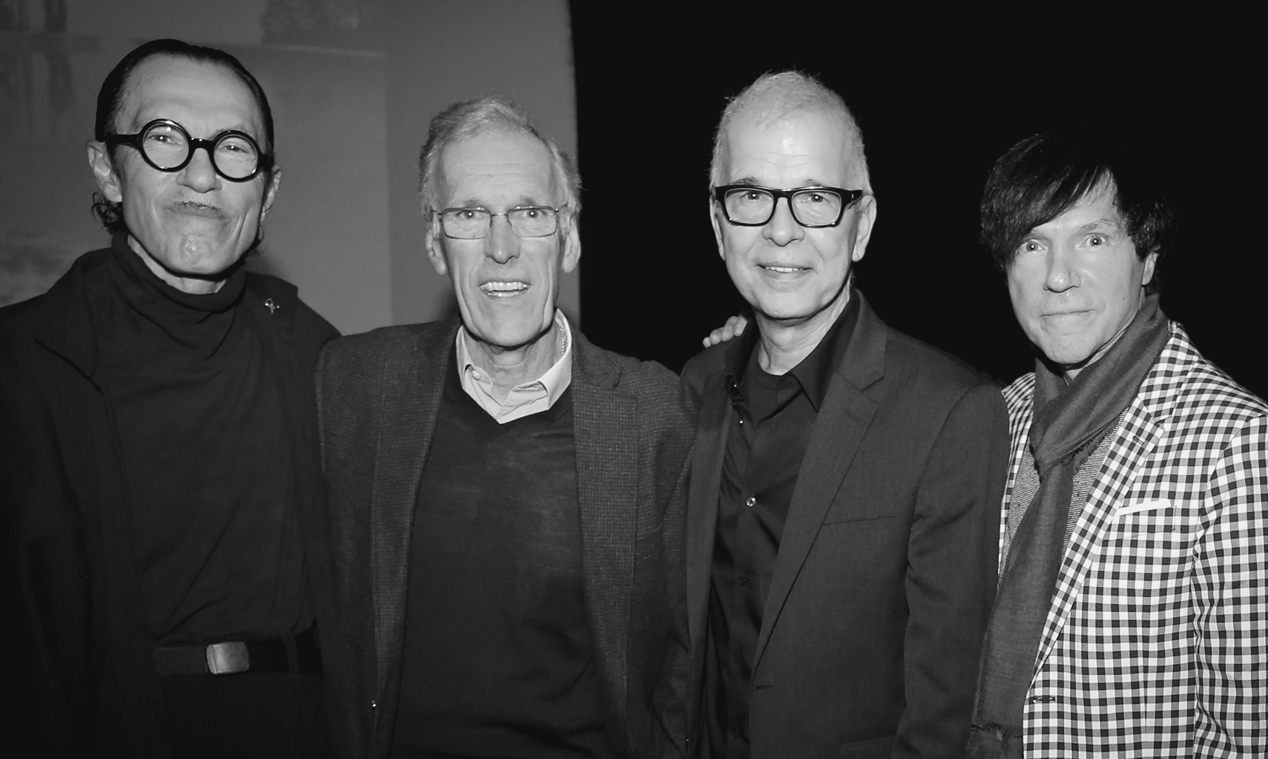 Ron Mael, Muff Winwood, Tony Visconti, Russell Mael - Sparks 'Hippopotamus' album launch