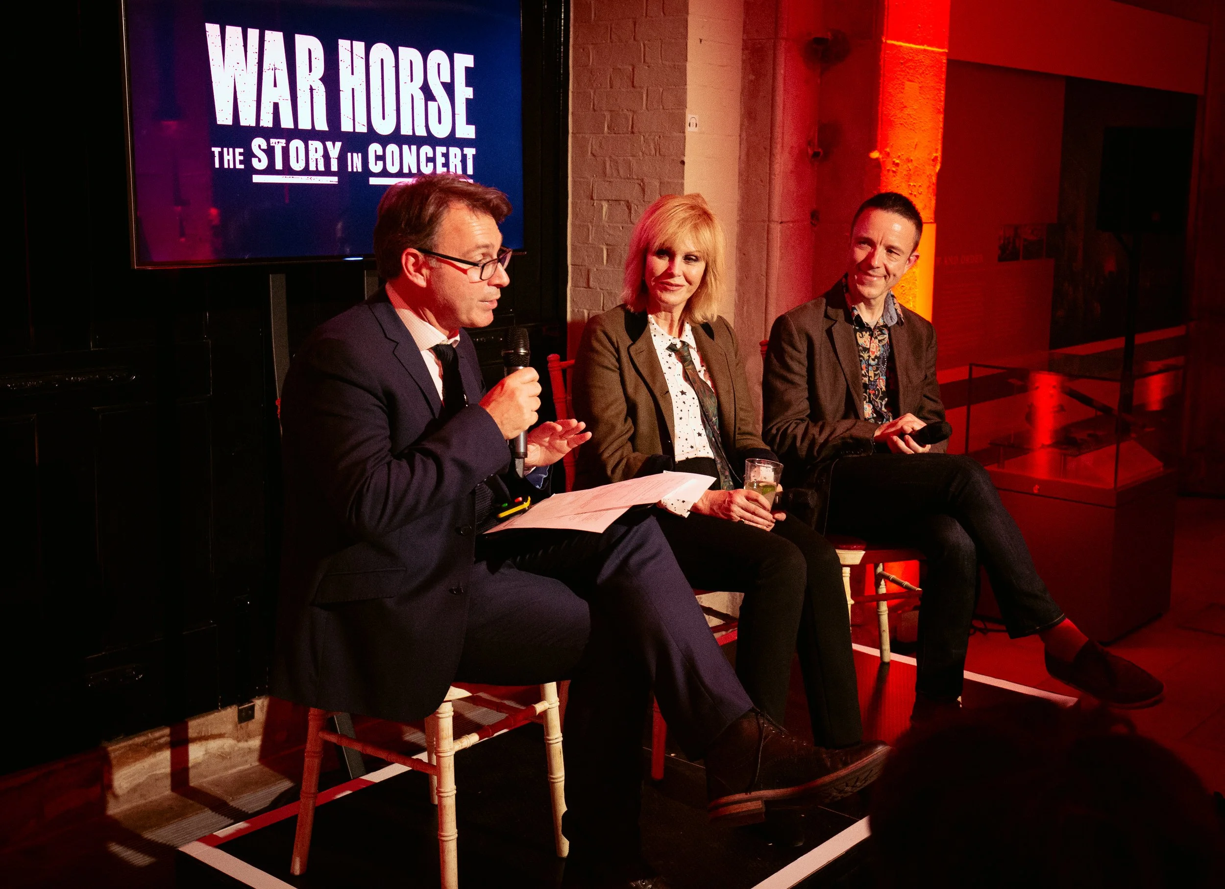 Joanna Lumley & Adrian Sutton - War Horse Album Launch, London 2017