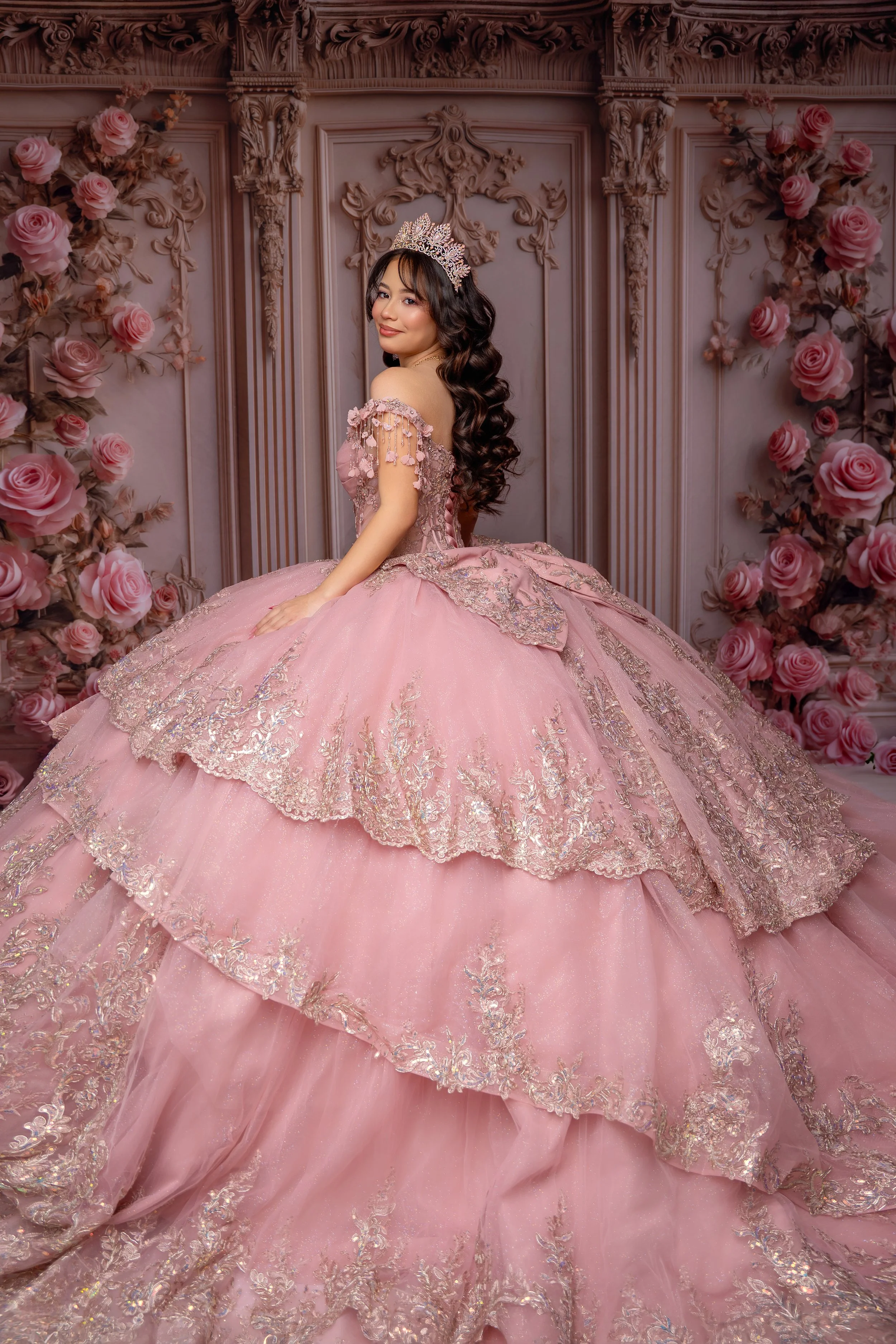 Sesión editorial de quinceañera.