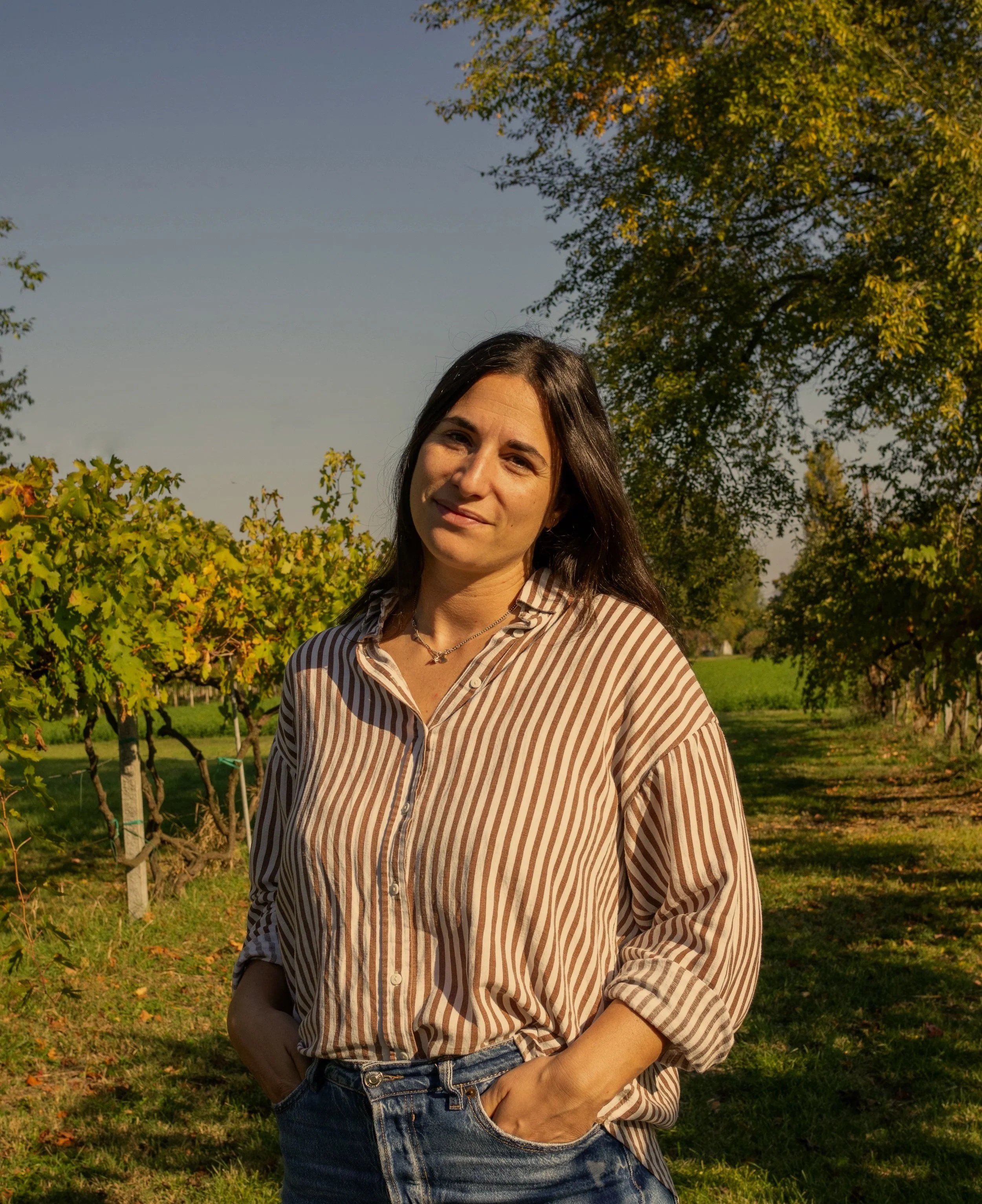 L’host di Casa Roberta nella campagna di Reggio Emilia, accoglienza autentica e familiare.