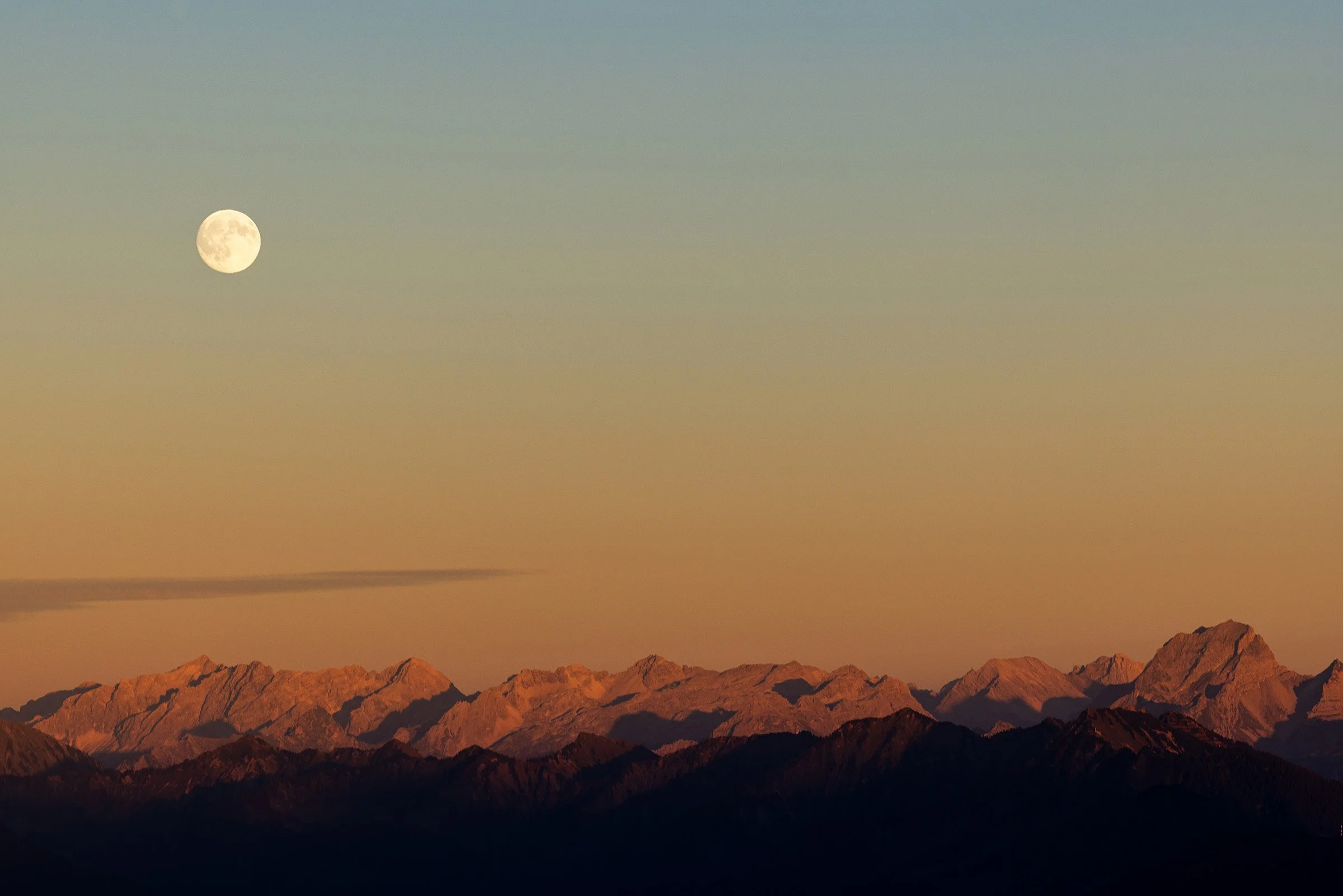 Vollmond in der Schweiz