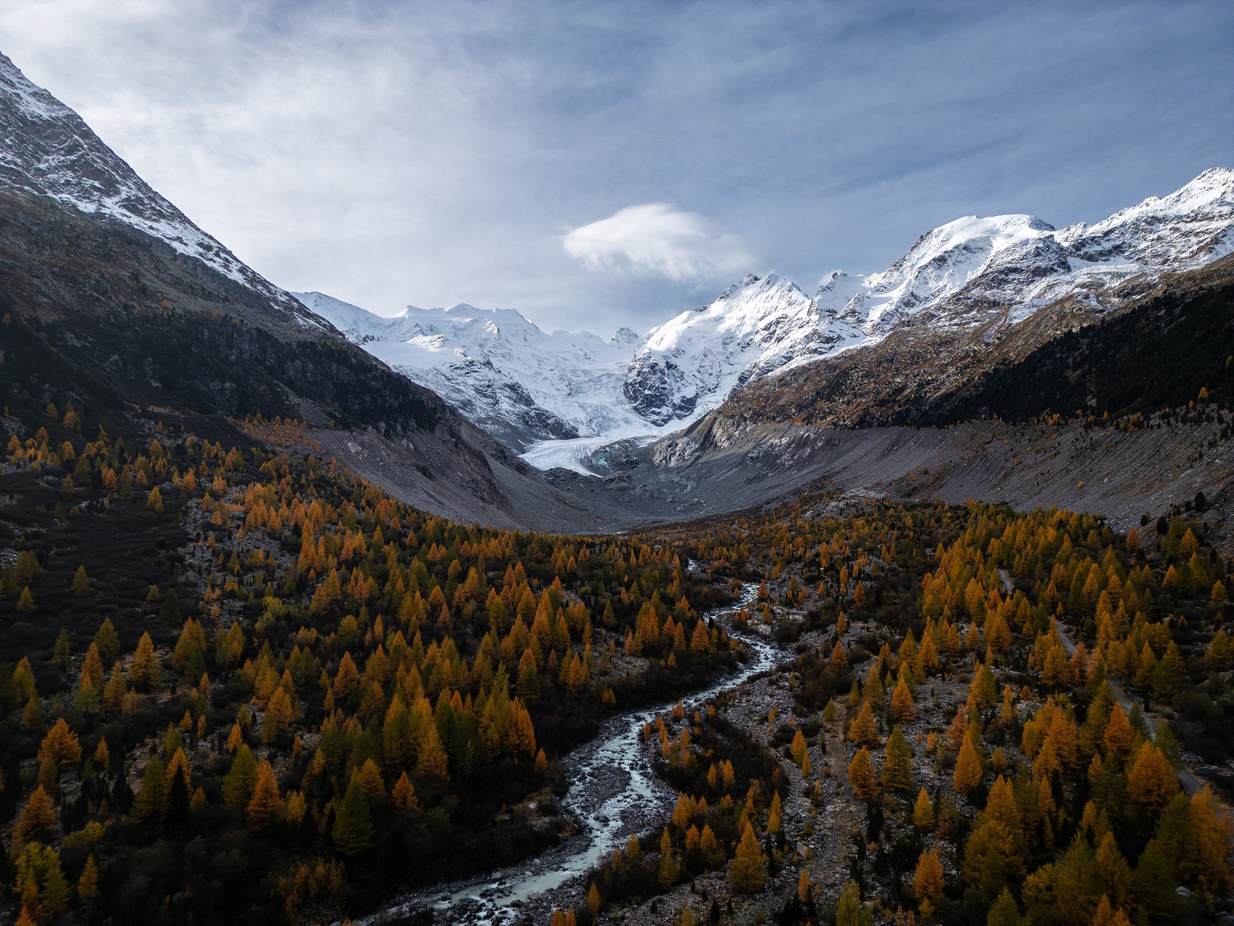 Herbst am Morteratschgletscher