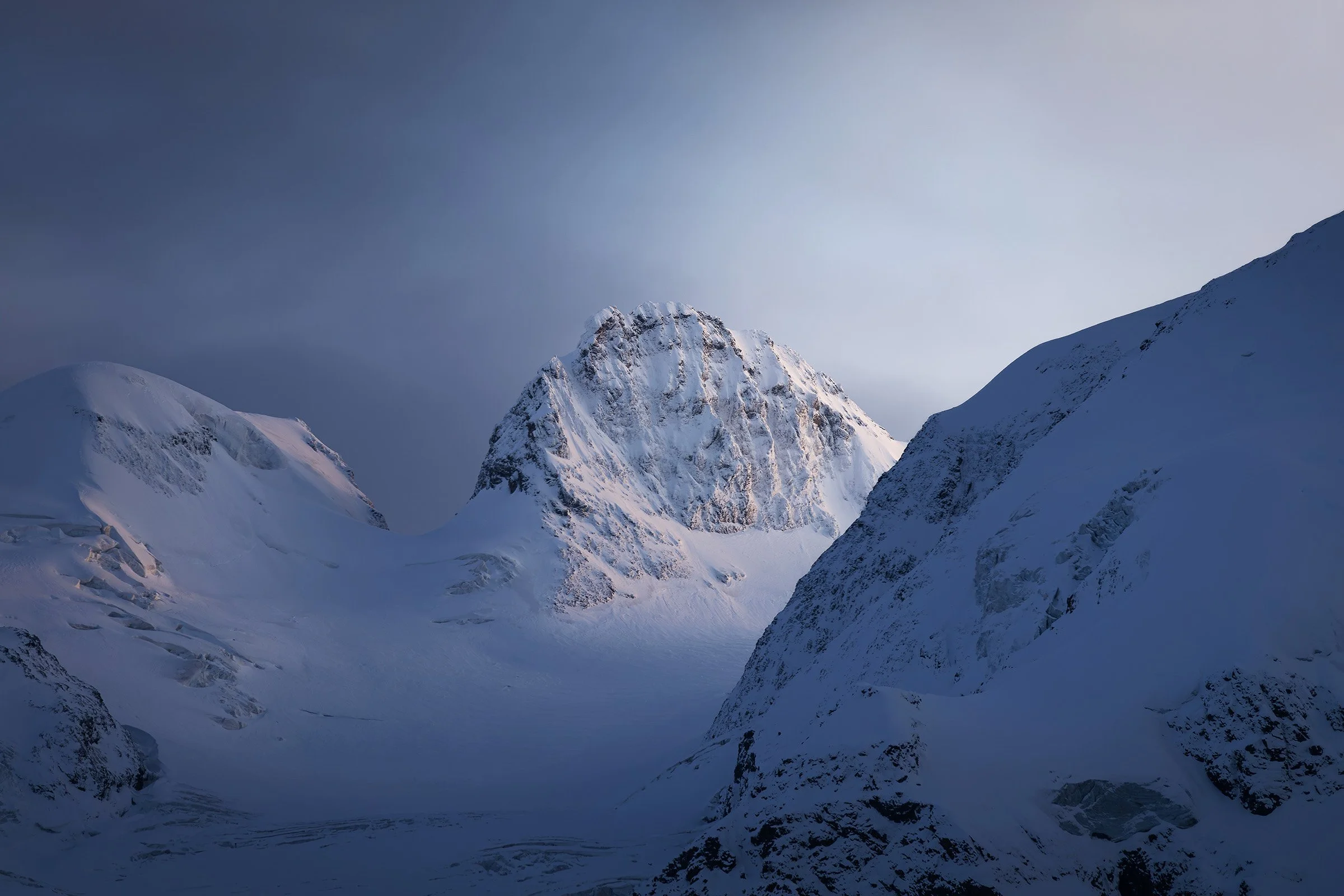 Engadiner Bergwelt im WInter