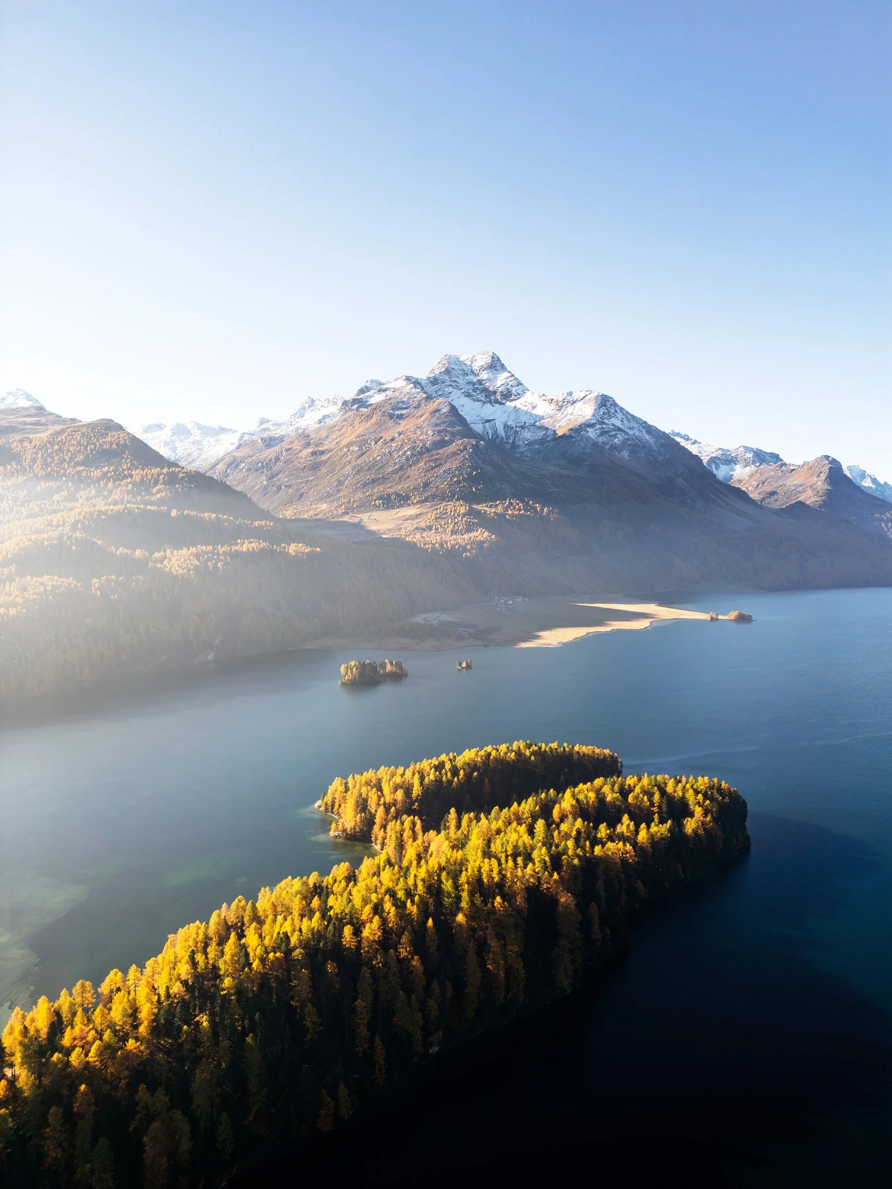 Silsersee im Herbst