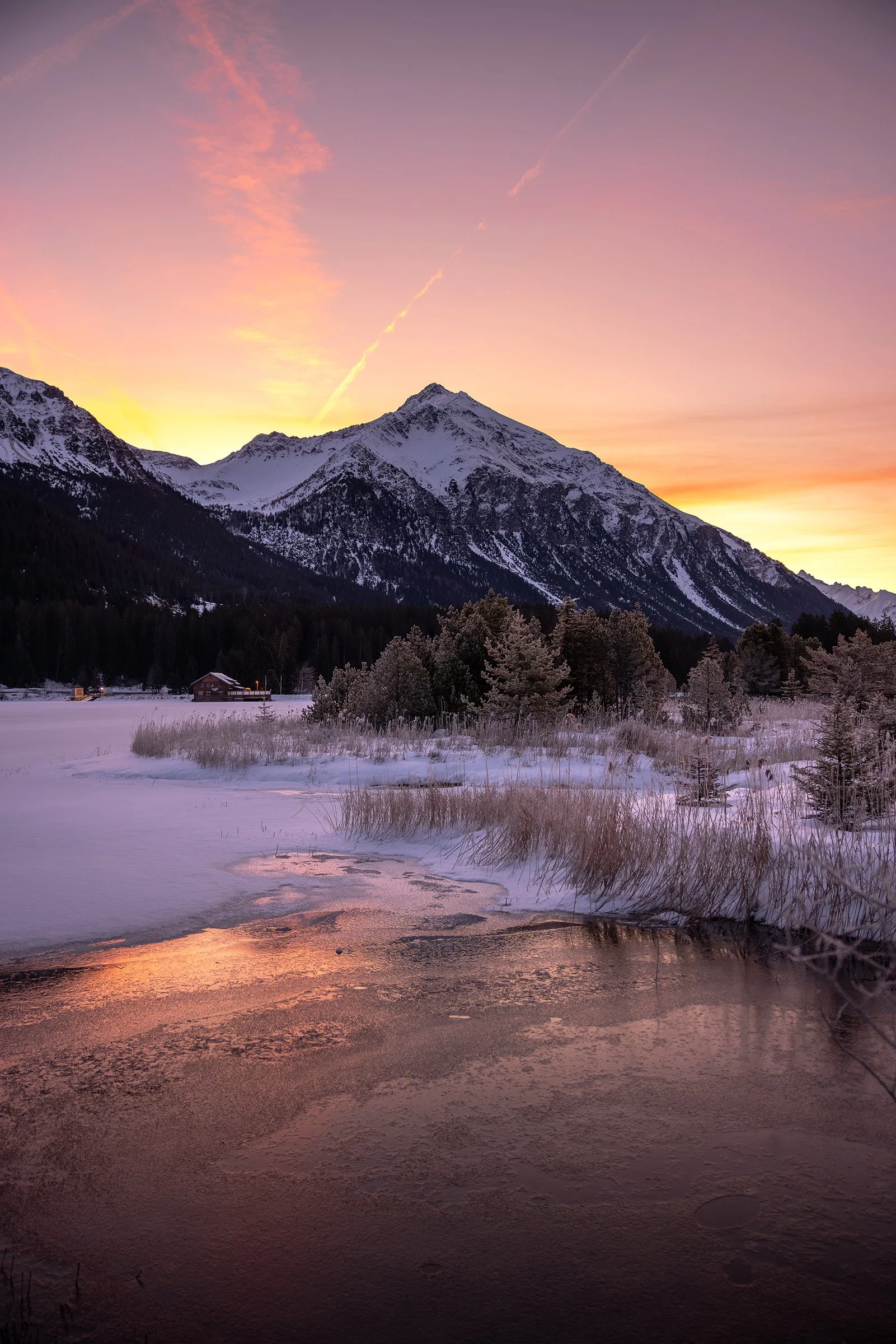 Winter am See in Lenzerheide