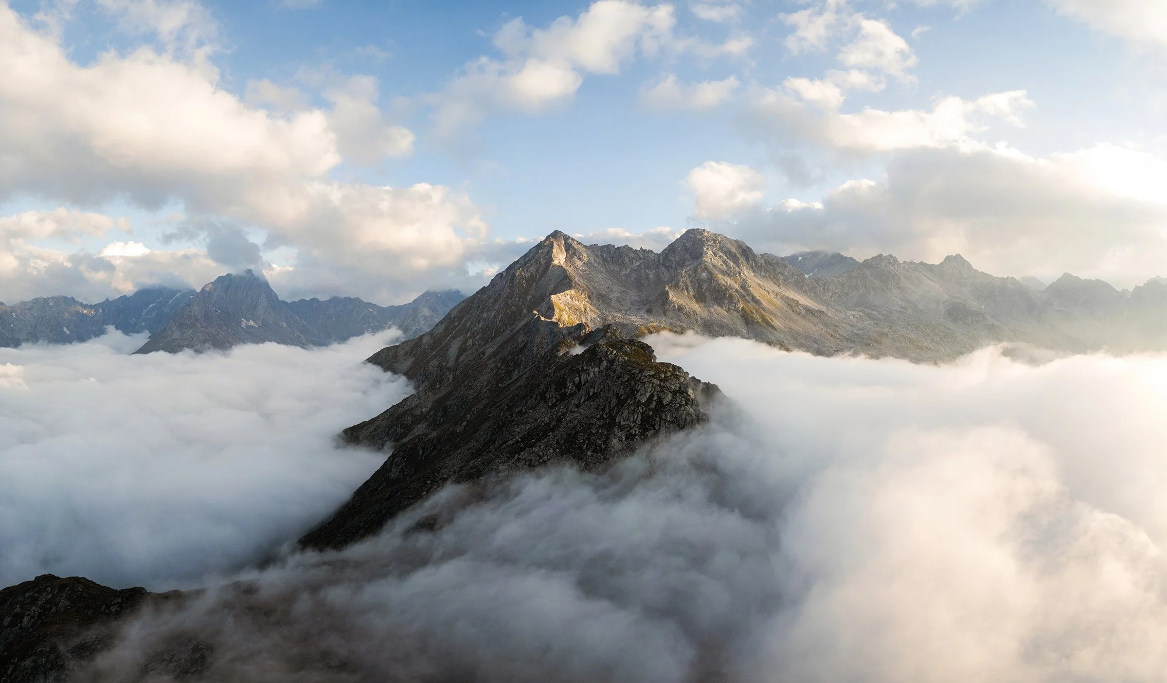 Nebelmeer in der Surselva