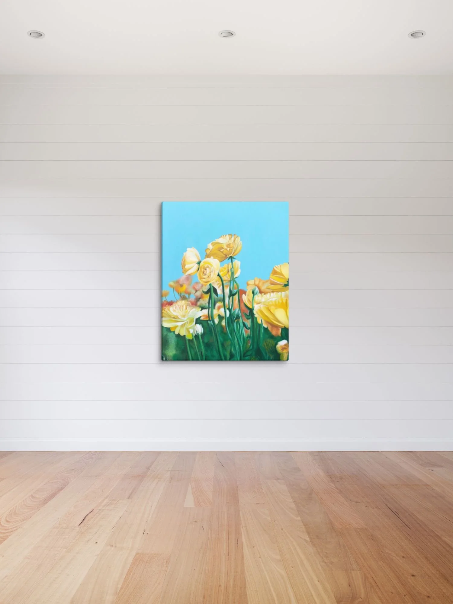 Flower field canvas in room.jpg