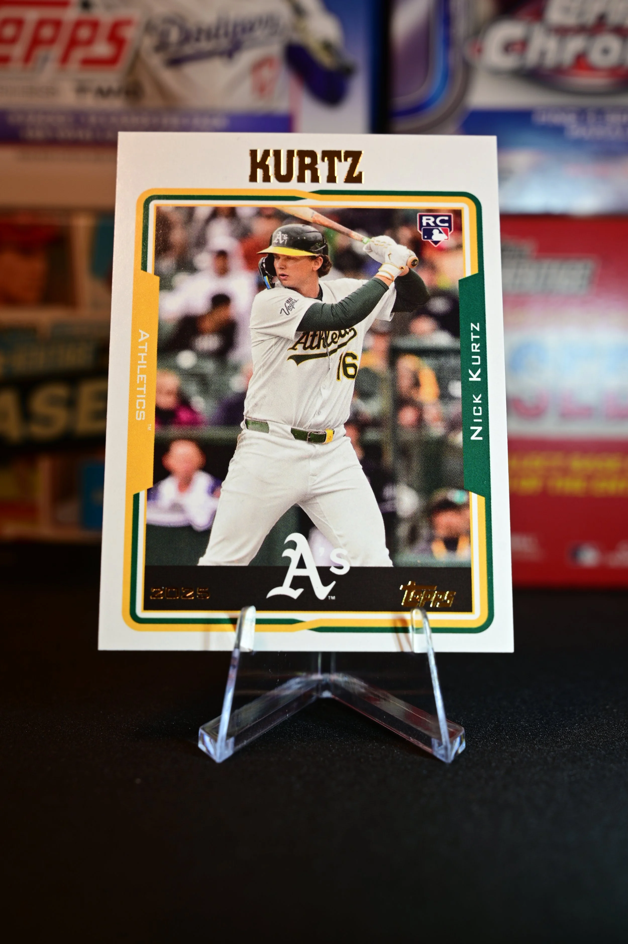 2025 Topps Archives - Nick Kurtz - base - Oakland Athletics - (RC)