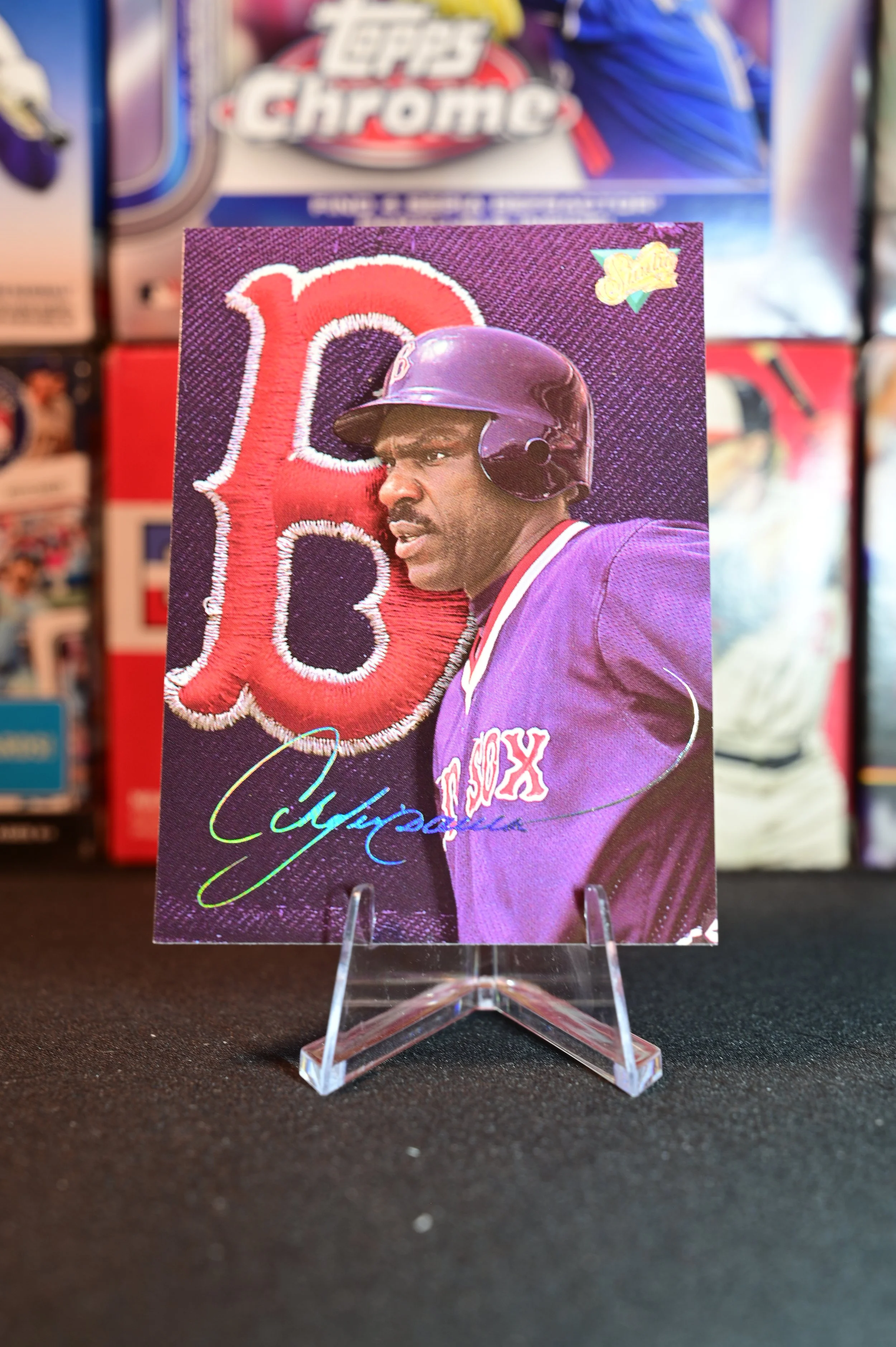 1993 Leaf Studio - Andre Dawson - base - Boston Red Sox