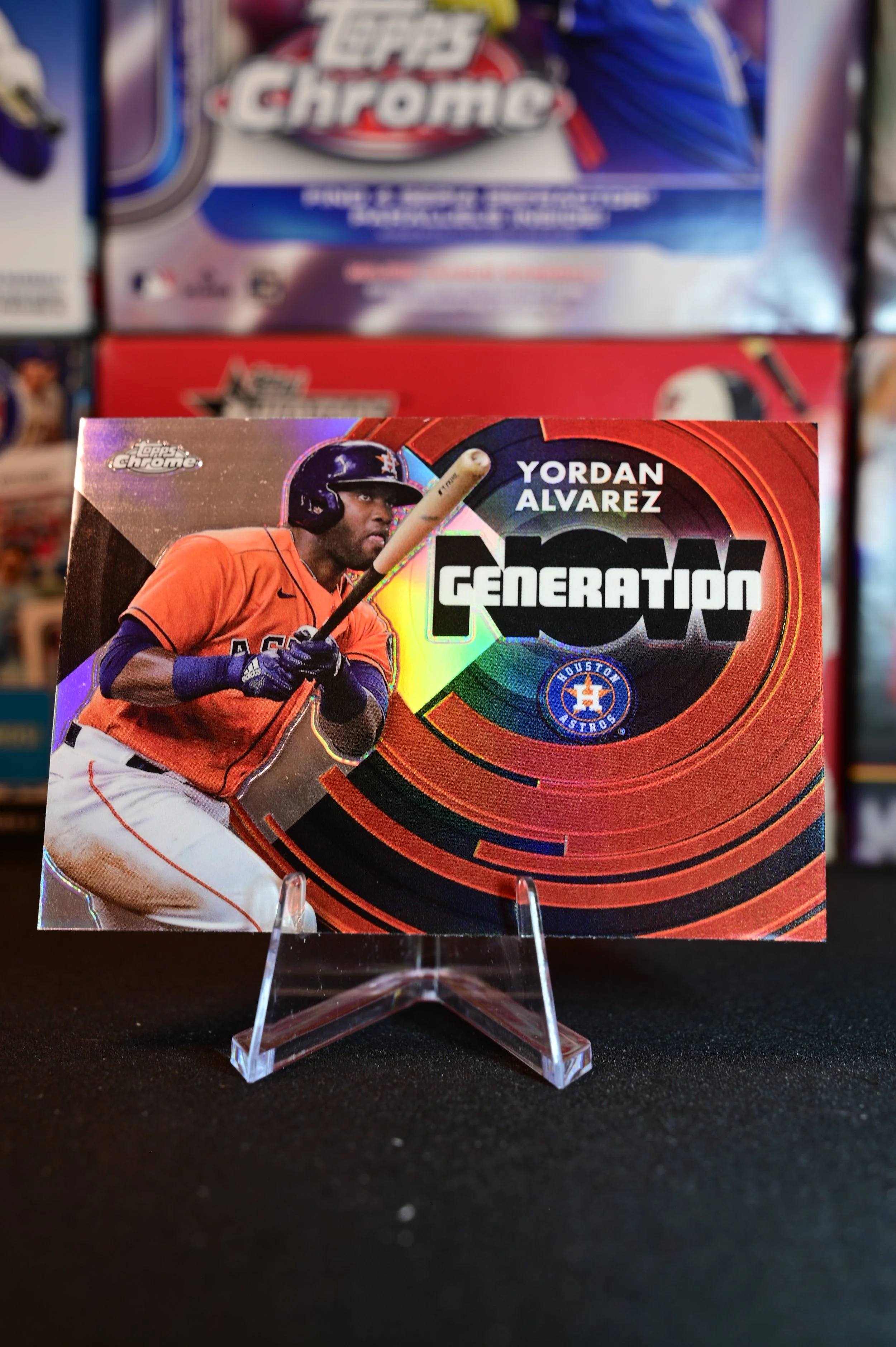 2022 Topps Chrome - Yordan Alvarez - Generation Now Insert - Houston Astros