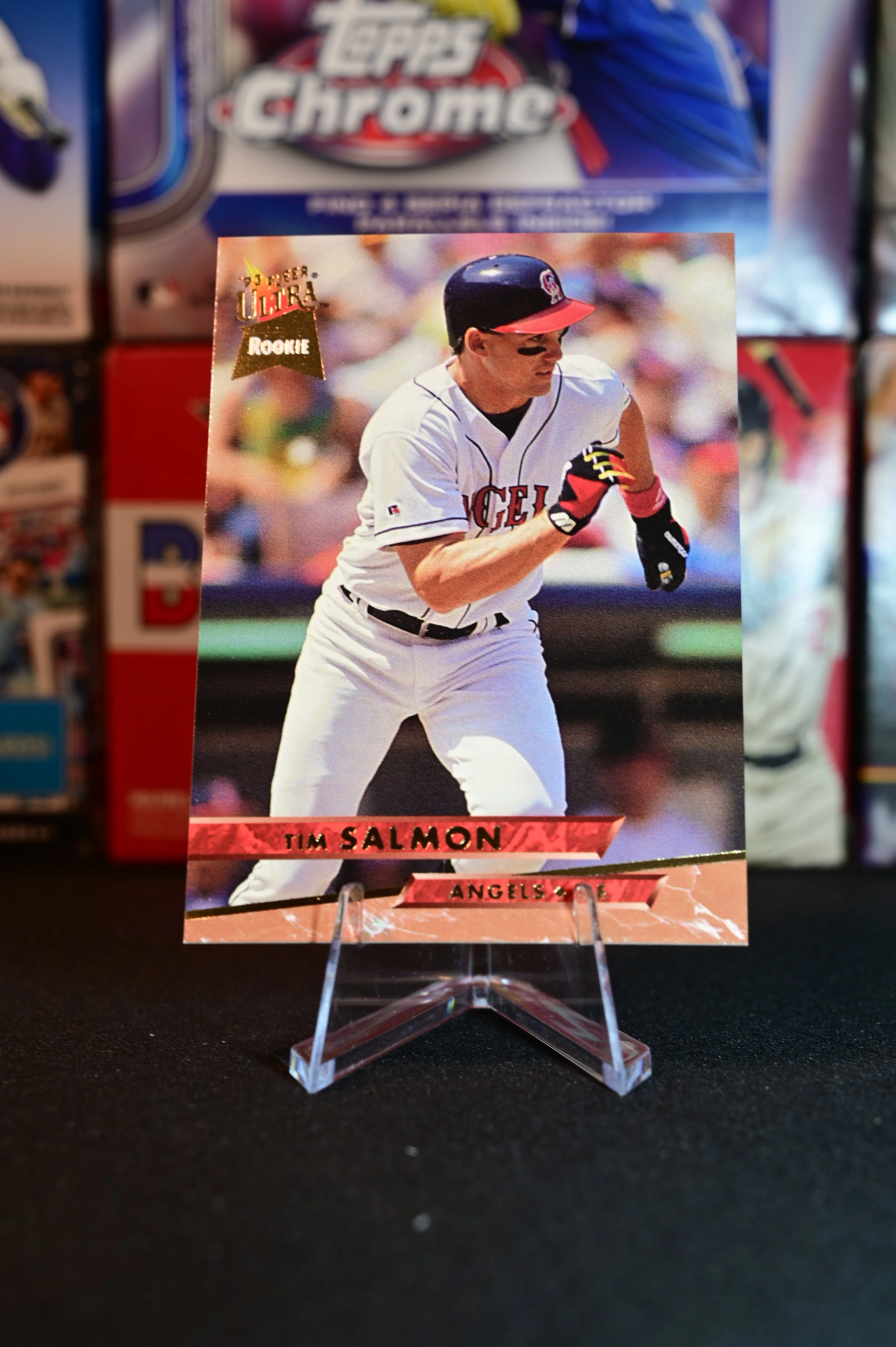 1993 Fleer Ultra - Tim Salmon - base - Los Angeles Angels - (RC)