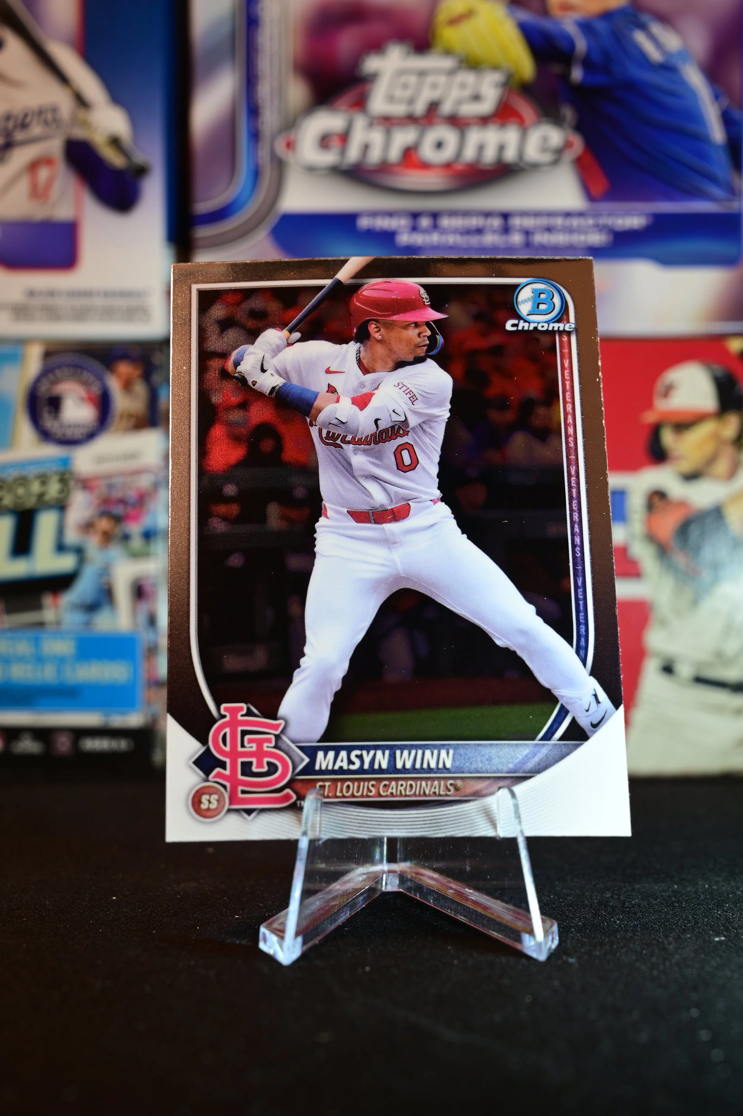 2205 Bowman Chrome - Masyn Winn - base - St. Louis Cardinals