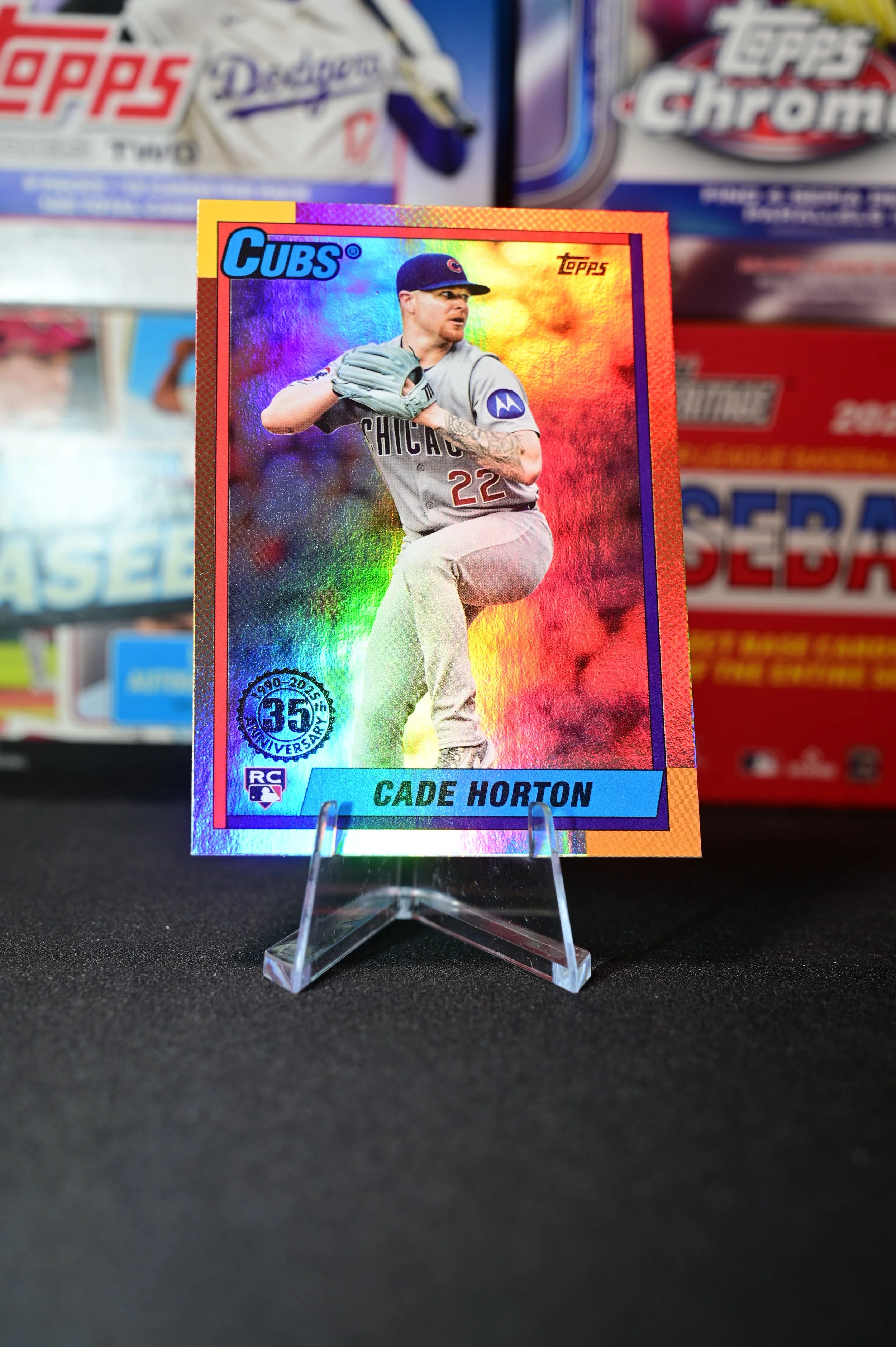 2025 Topps - Cade Horton - 1990 Topps Foil - Chicago Cubs - (RC)