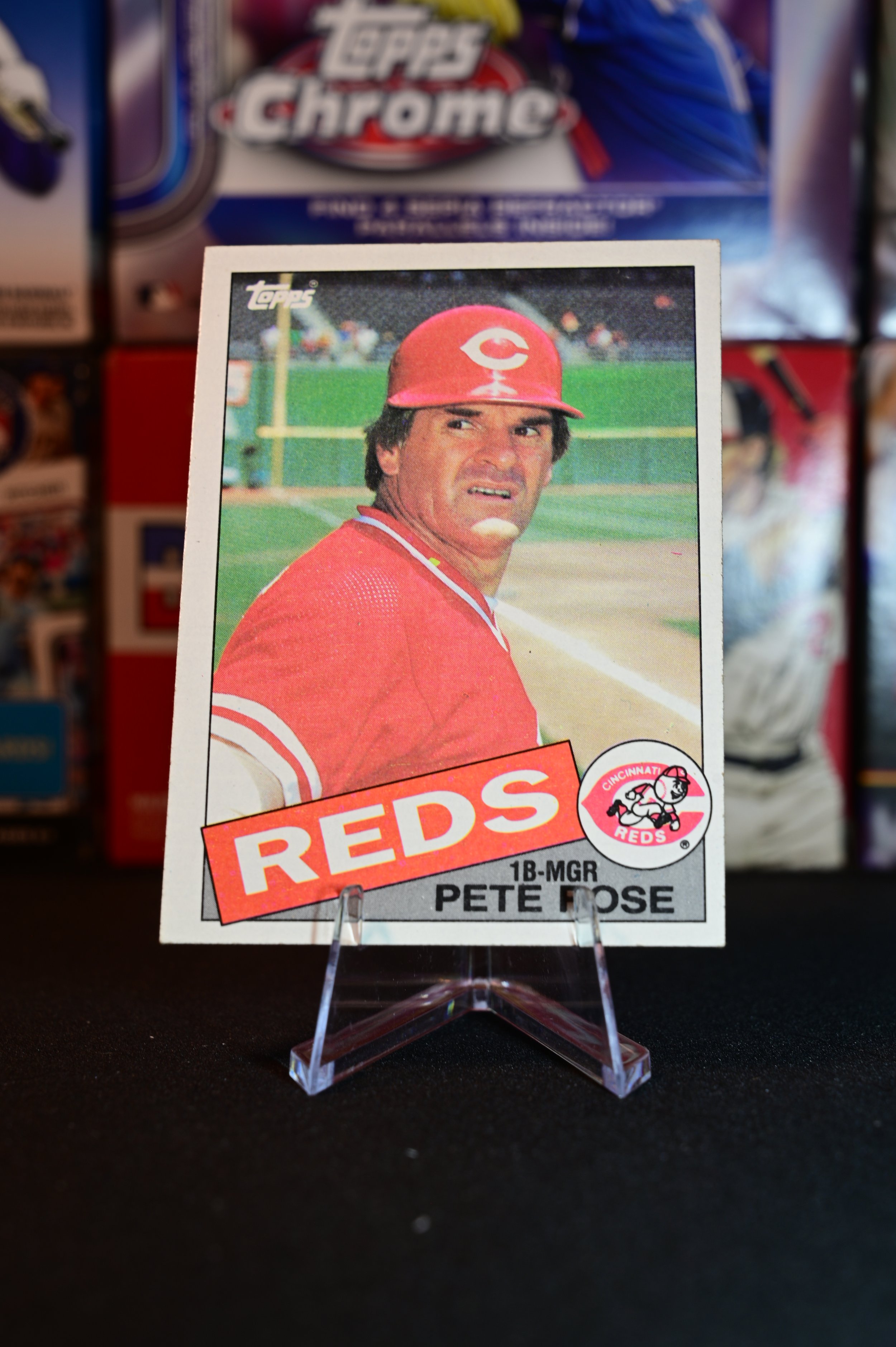 1985 Topps - Pete Rose - base - Cincinnati Reds
