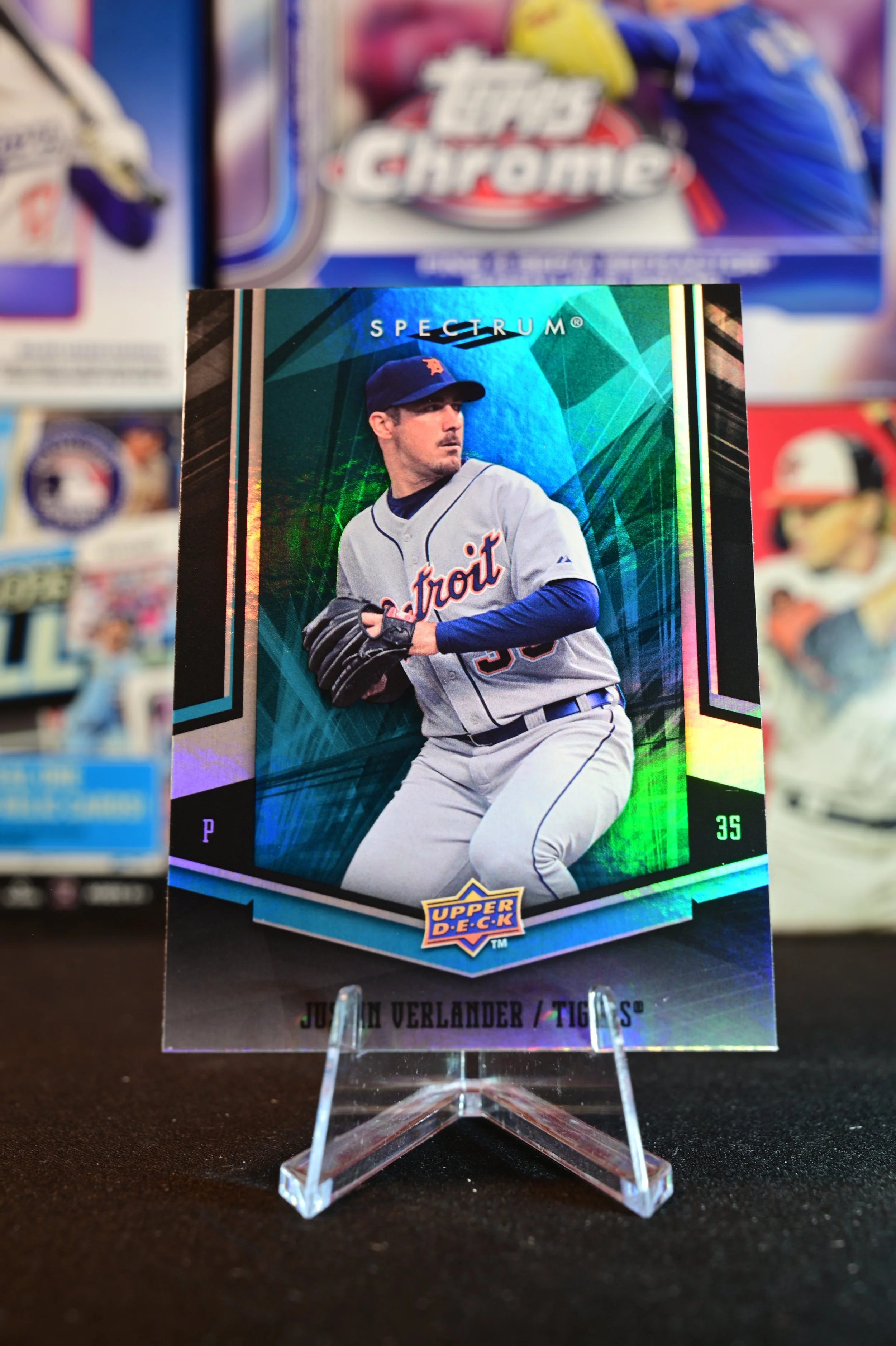 2008 Upper Deck Spectrum - Justin Verlander - base - Detroit Tigers