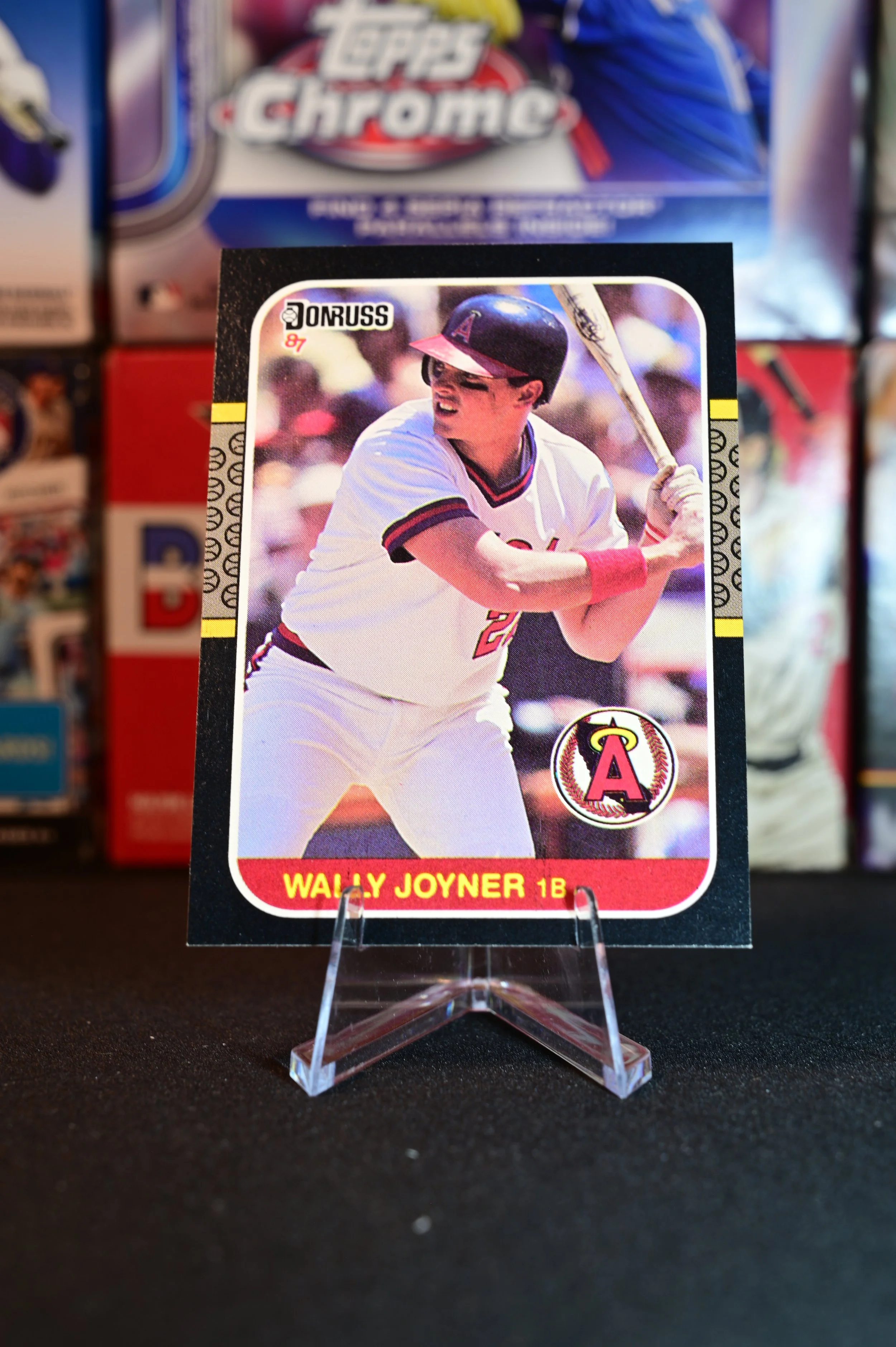 1987 Donruss - Wally Joyner - base - Los Angeles Angels - (RC)