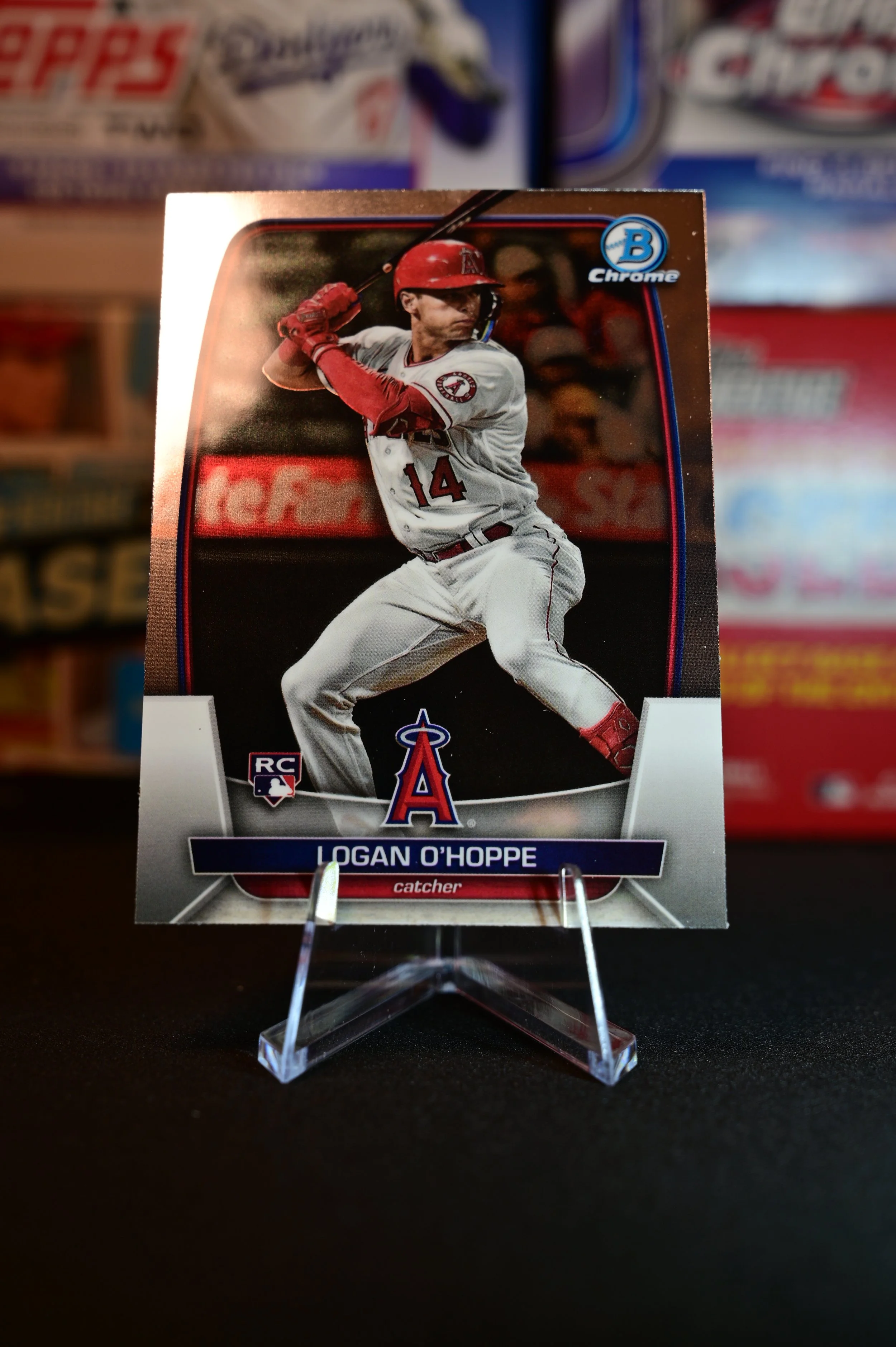 2023 Bowman Chrome - Logan O'Hoppe - base - Los Angeles Angels - (RC)