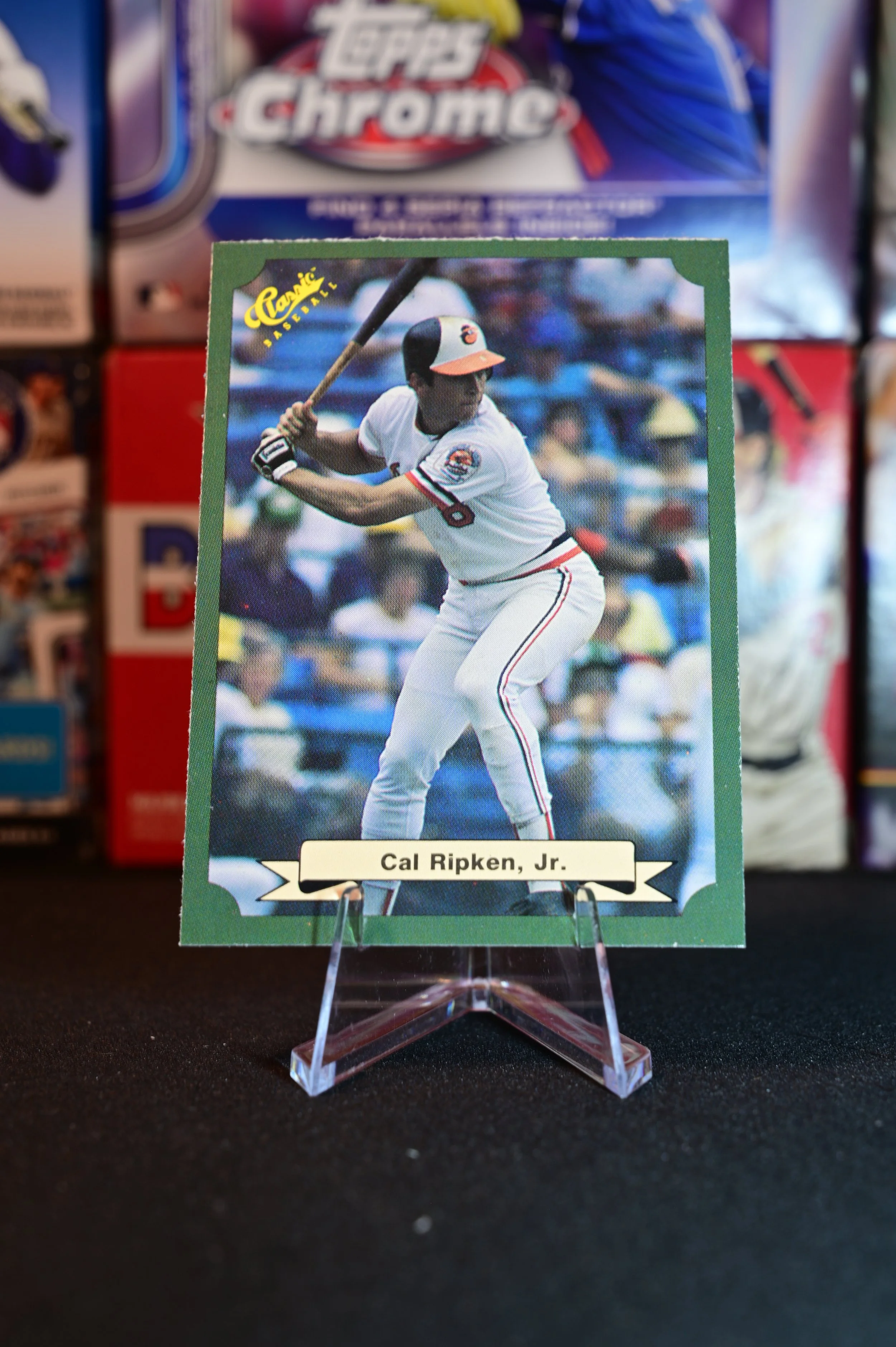 1987 Classic Green - Cal Ripken Jr - base - Baltimore Orioles