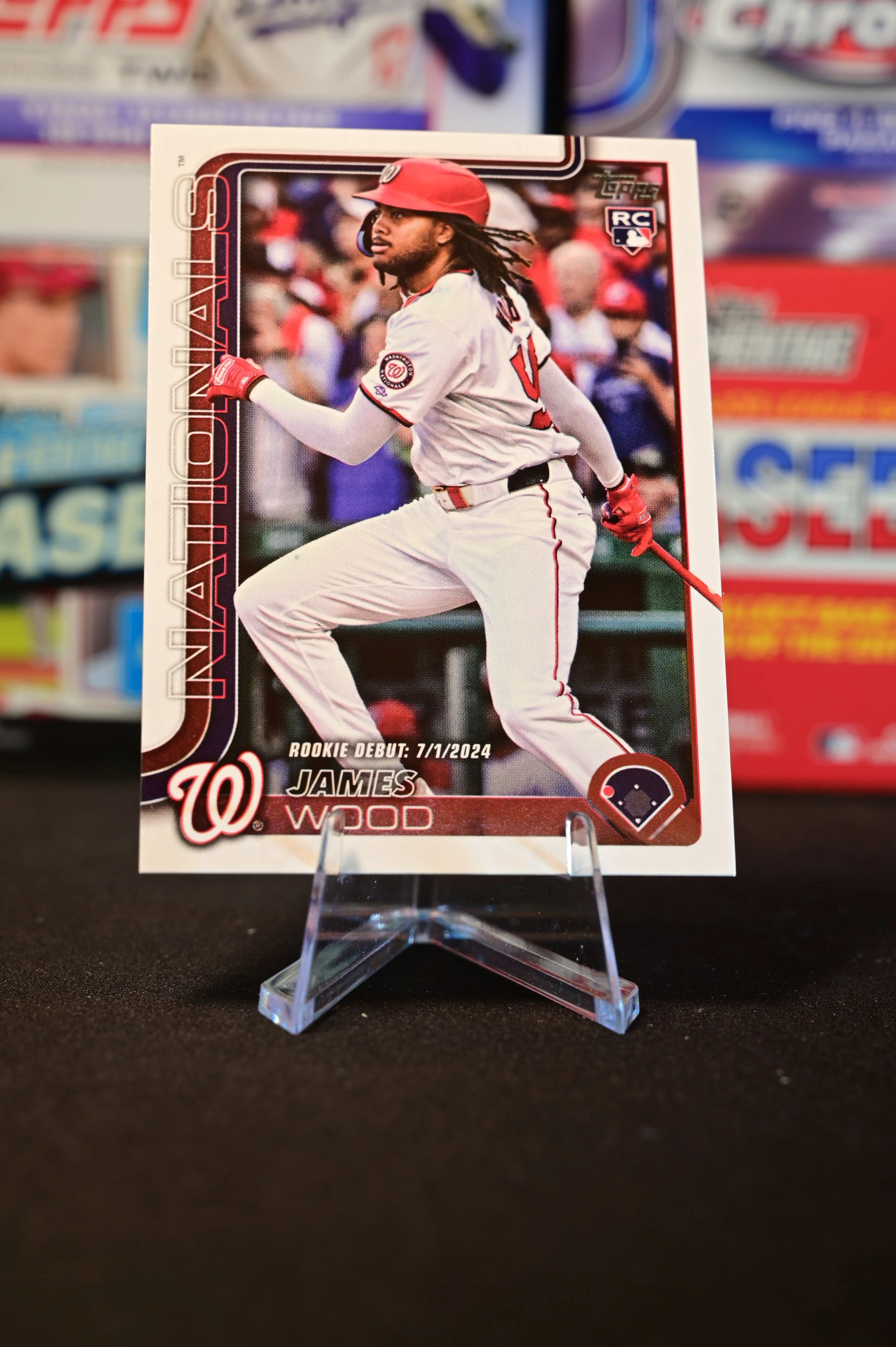 2025 Topps - James Wood - Rookie Debut - Washington Nationals - (RC)