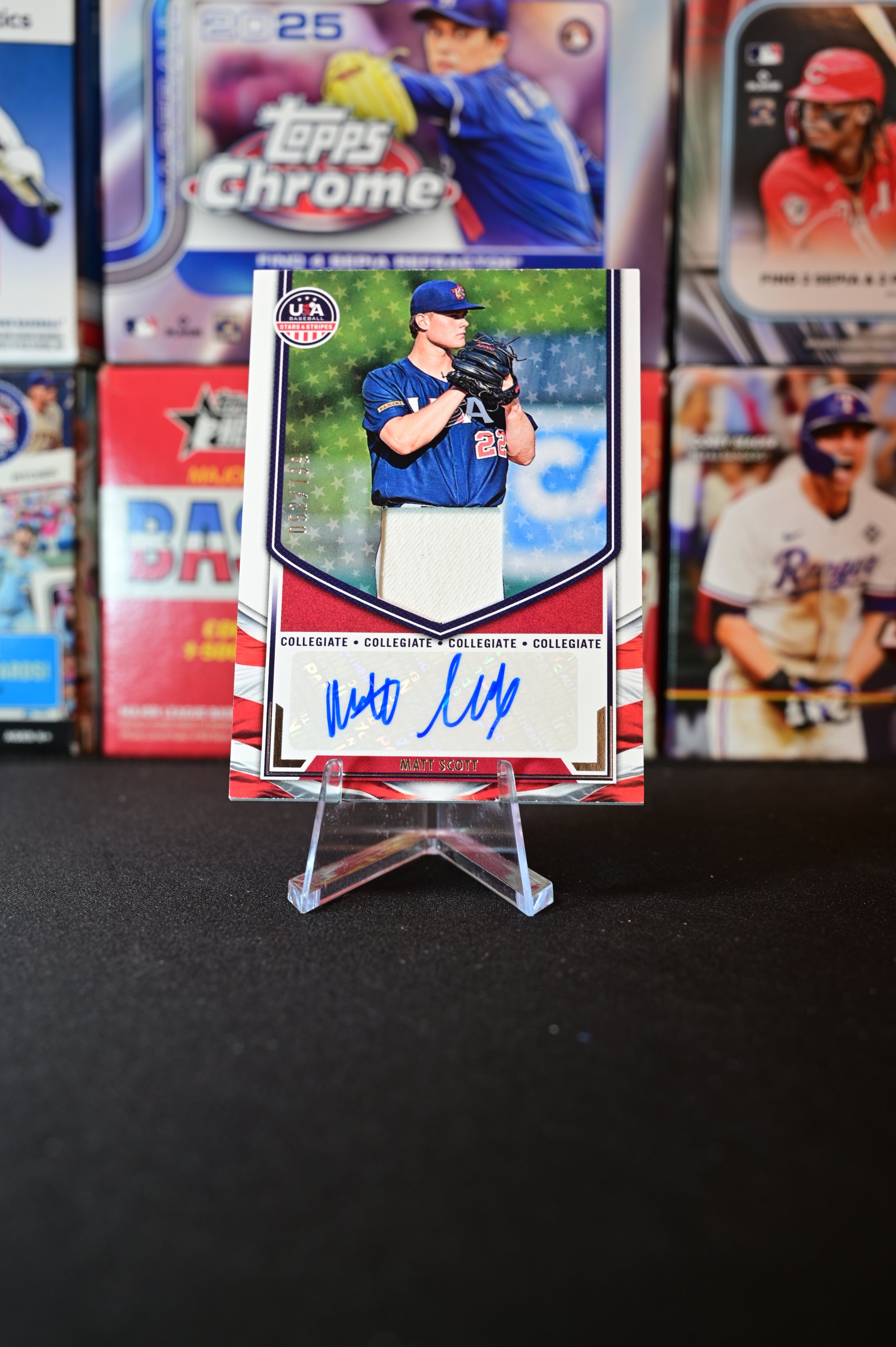 2025 Panini Stars & Stripes - Matt Scott - Autograph /199