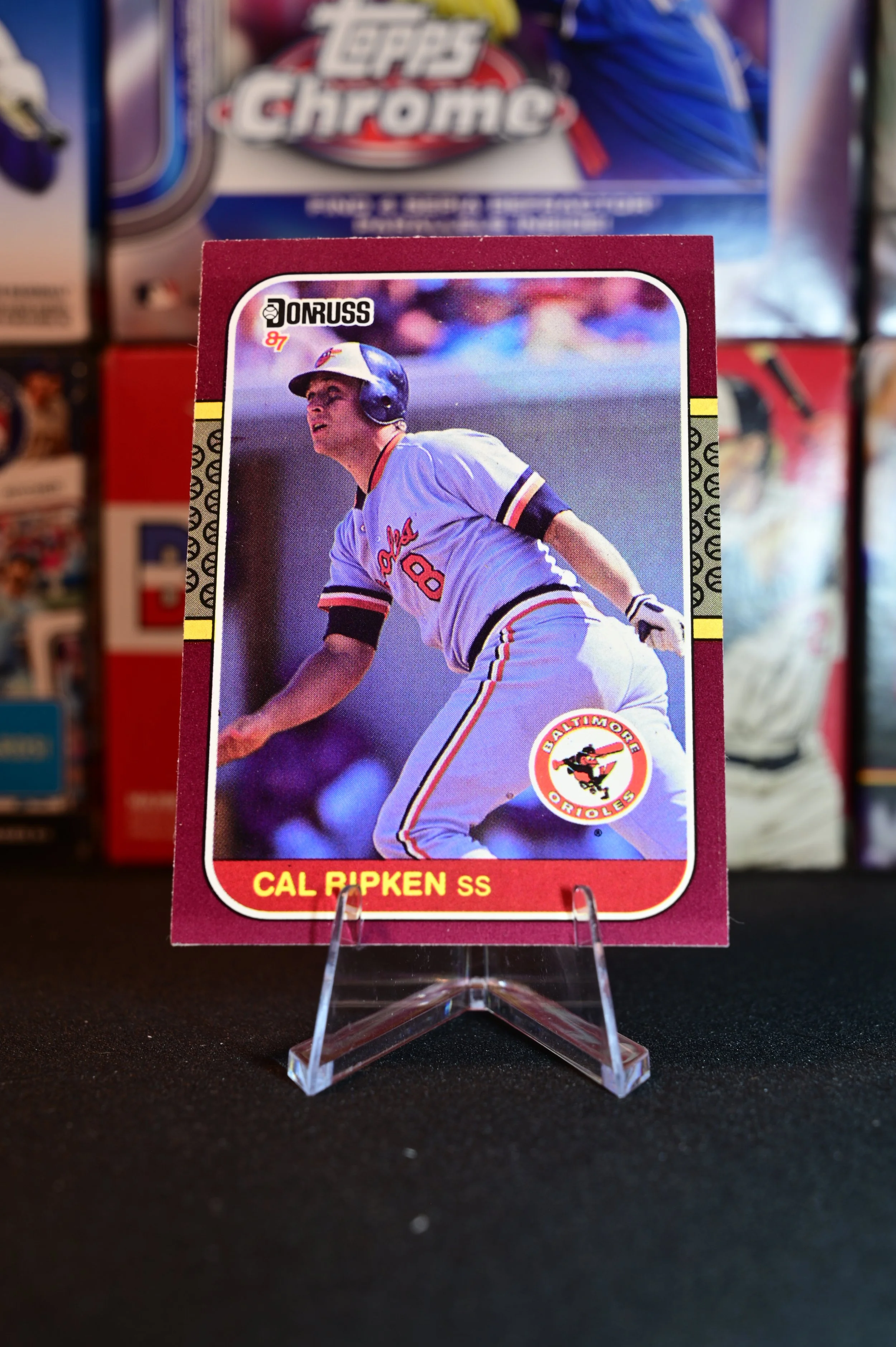 1987 Donruss Opening Day - Cal Ripken Jr - base - Baltimore Orioles