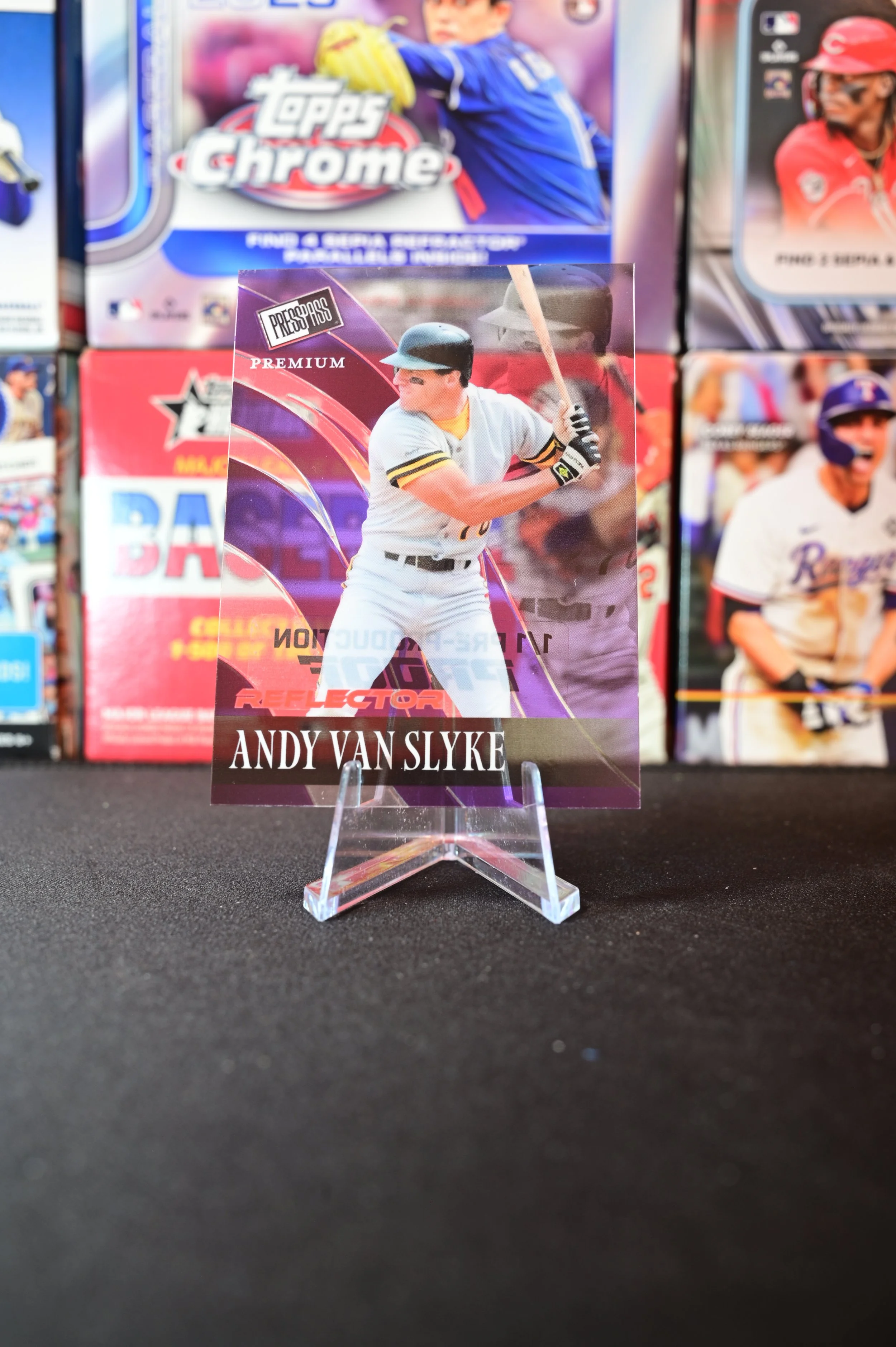 2024 Press Pass Premium - Andy van Slyke - 1/1 Pre-Production Proof - Pittsburgh Pirates
