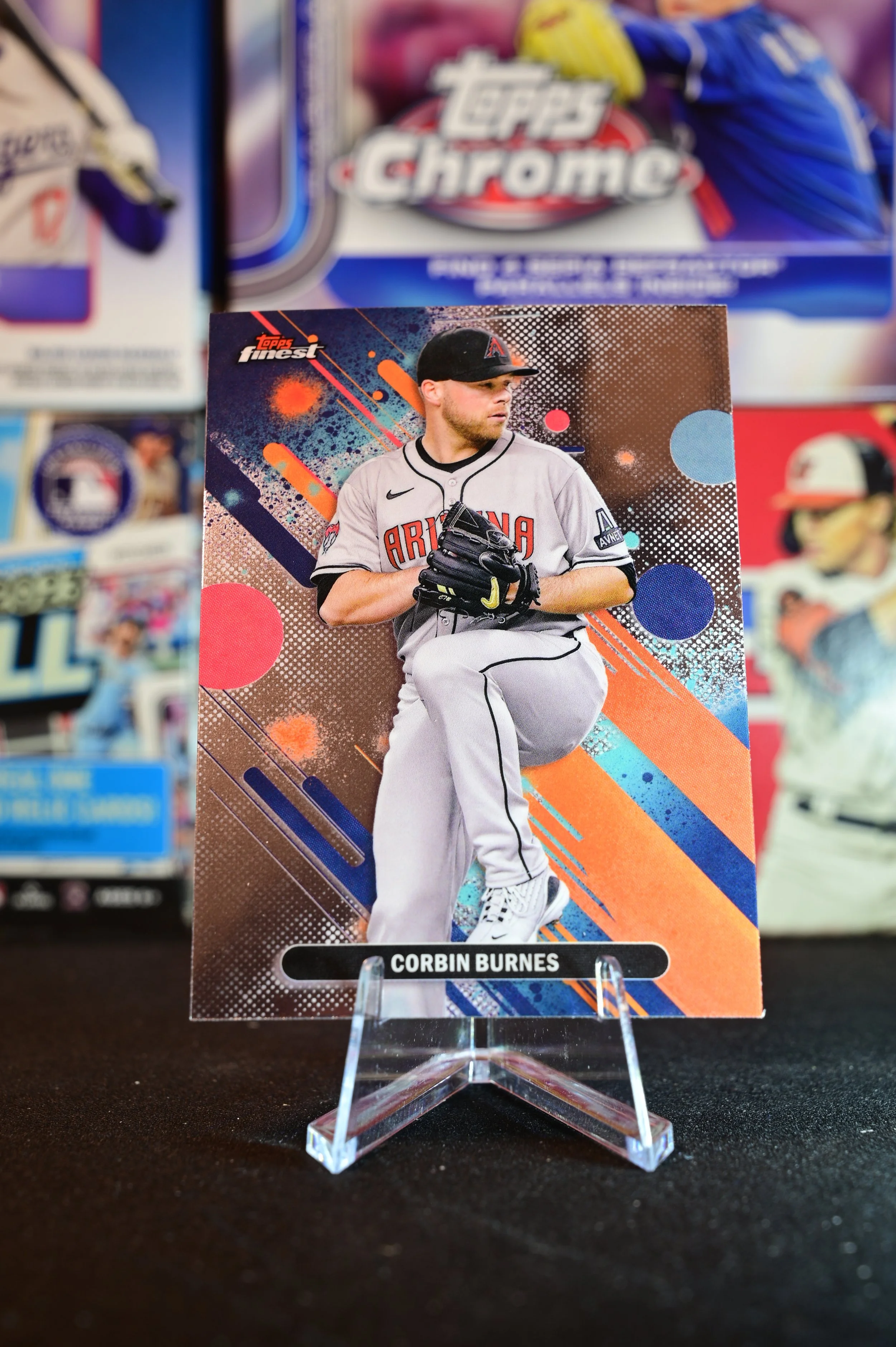 2025 Topps Finest - Corbin Burnes - base - Arizona Diamondbacks