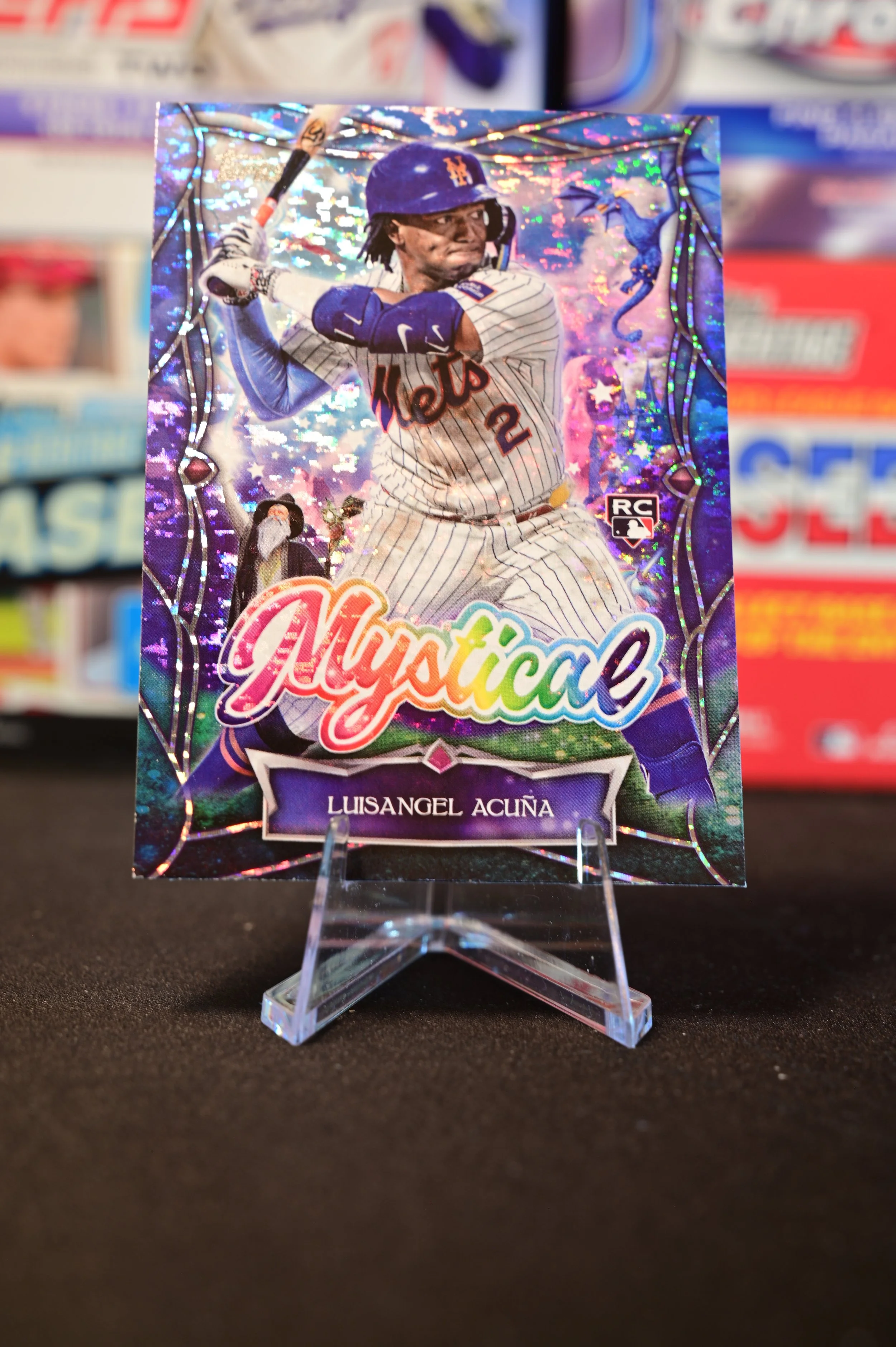 2025 Topps - Luisangel Acuna - Mystical Insert - New York Mets - (RC)