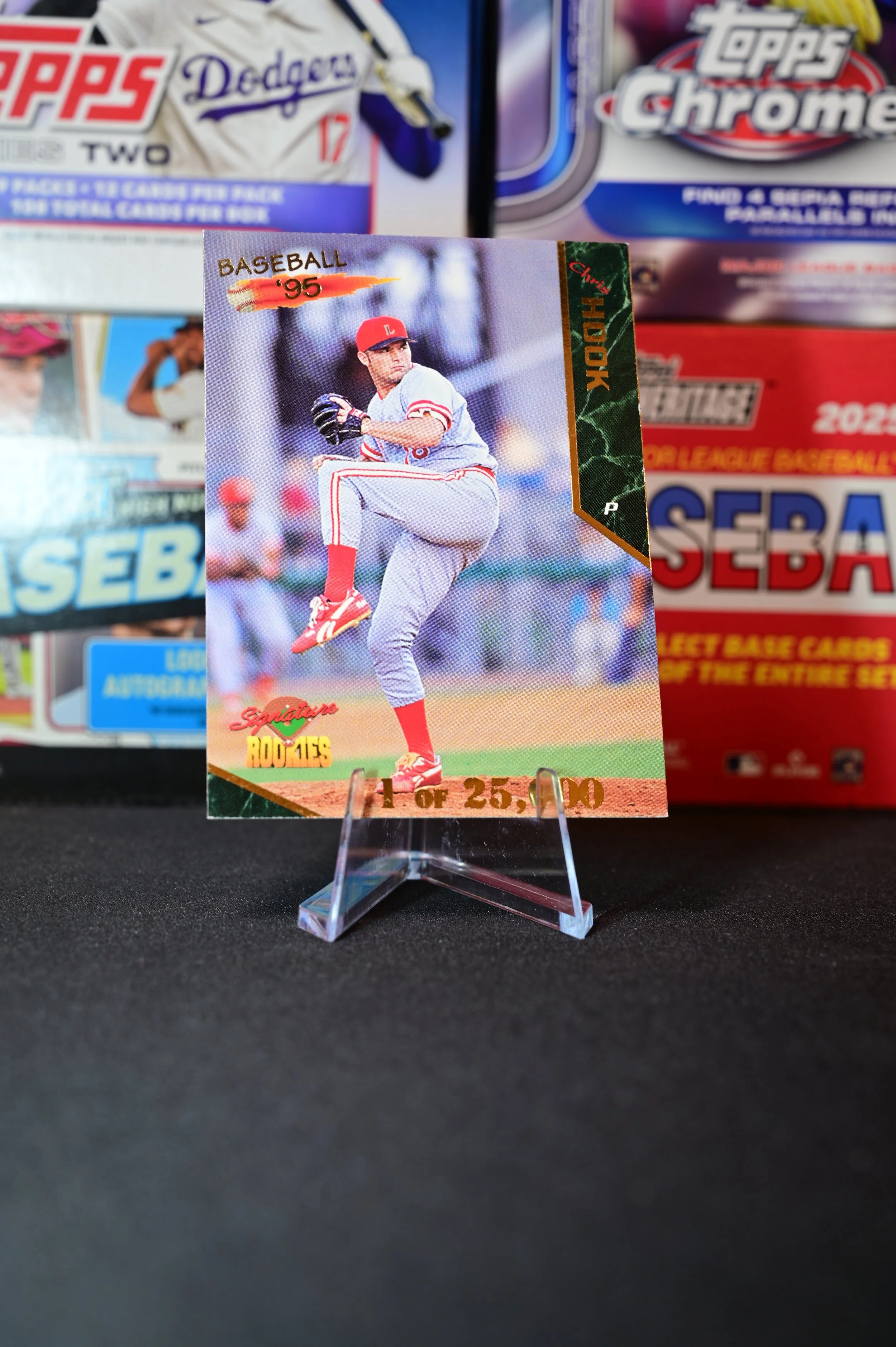 1995 Signature Rookies - Chris Hook - base - /25000 - San Francisco Giants