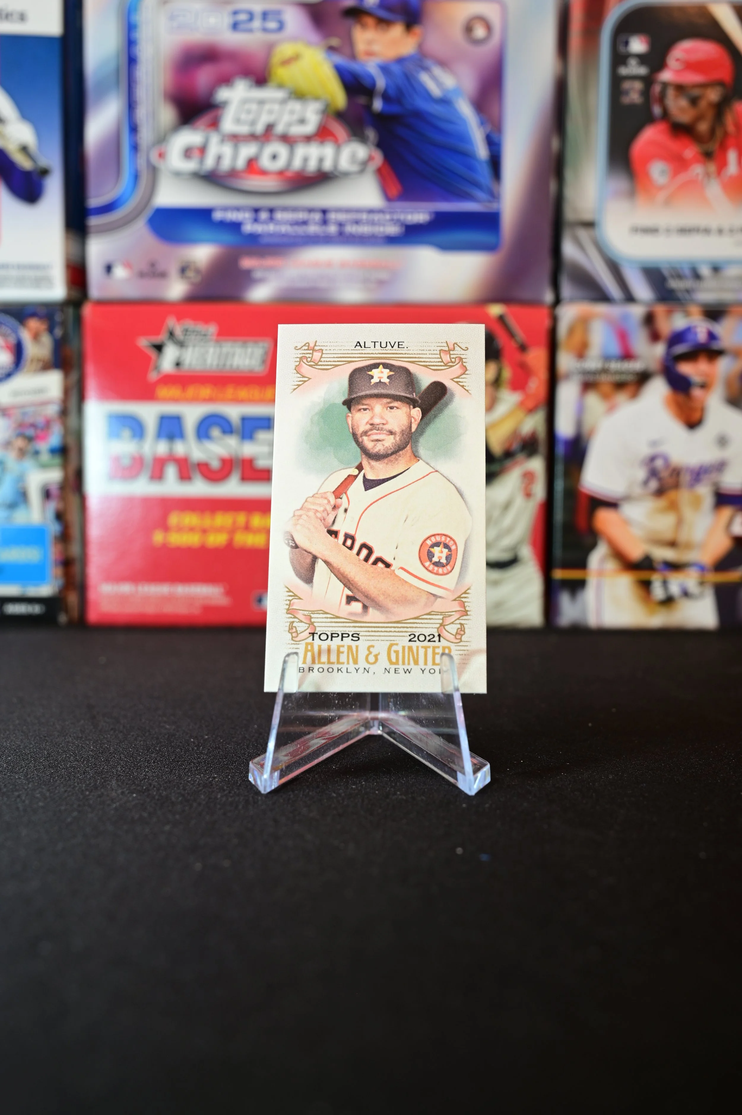 2021 Topps Allen & Ginter - Jose Altuve - Brooklyn Back Mini Parallel /25 - Houston Astros