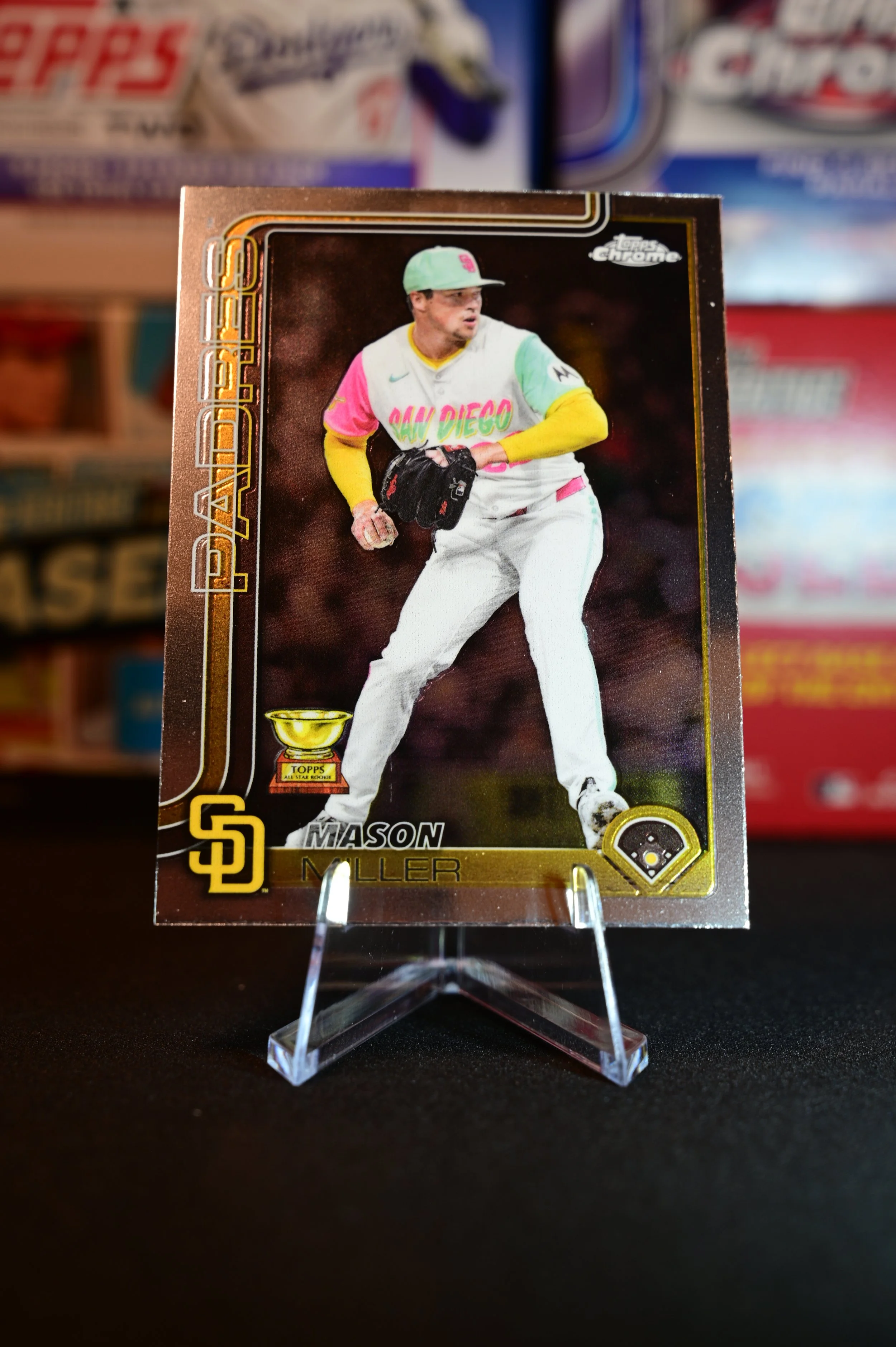 2025 Topps Chrome - Mason Miller - Gold Cup - San Diego Padres