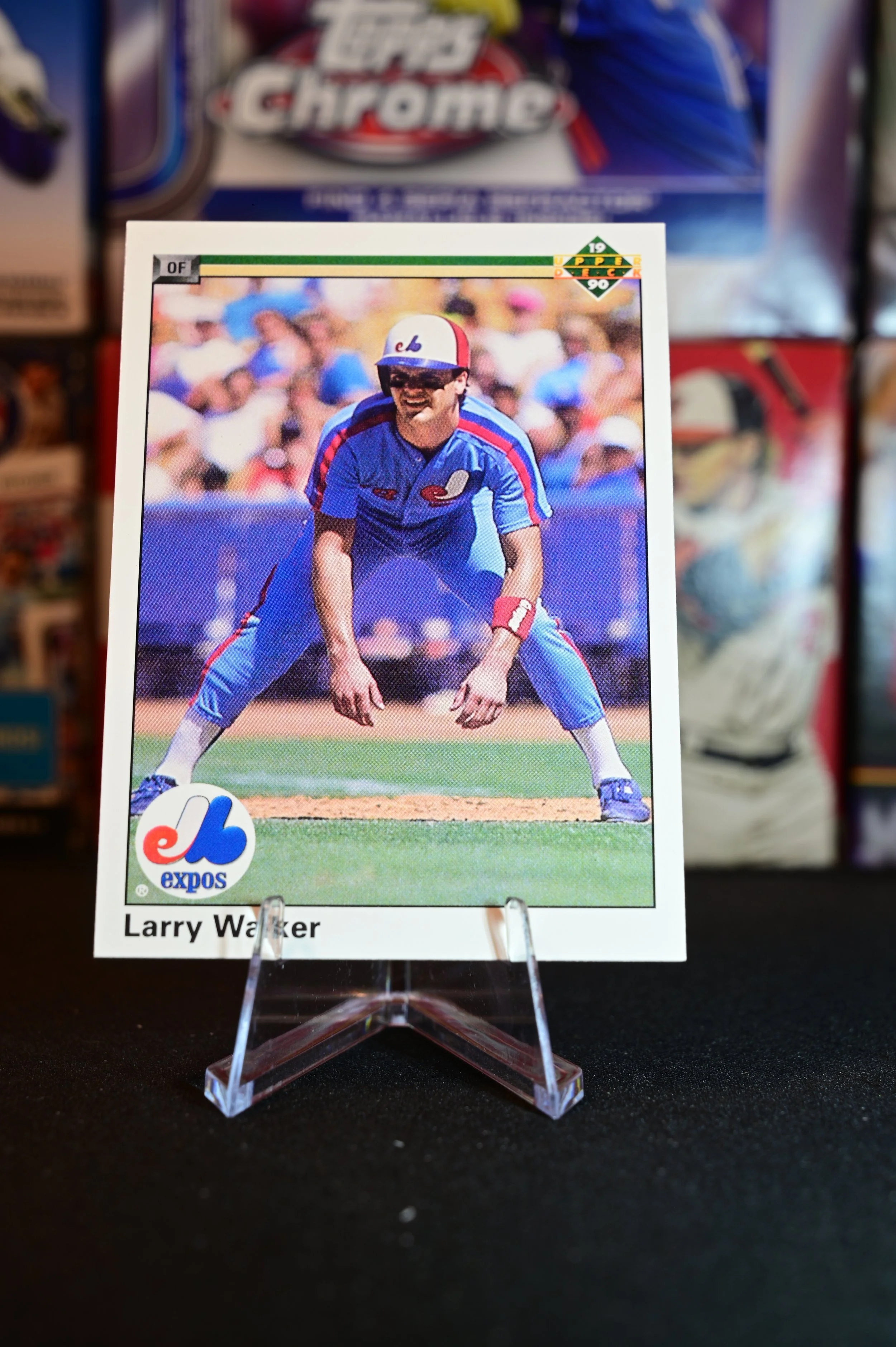 1990 Upper Deck - Larry Walker - base - Montreal Expos - (RC)