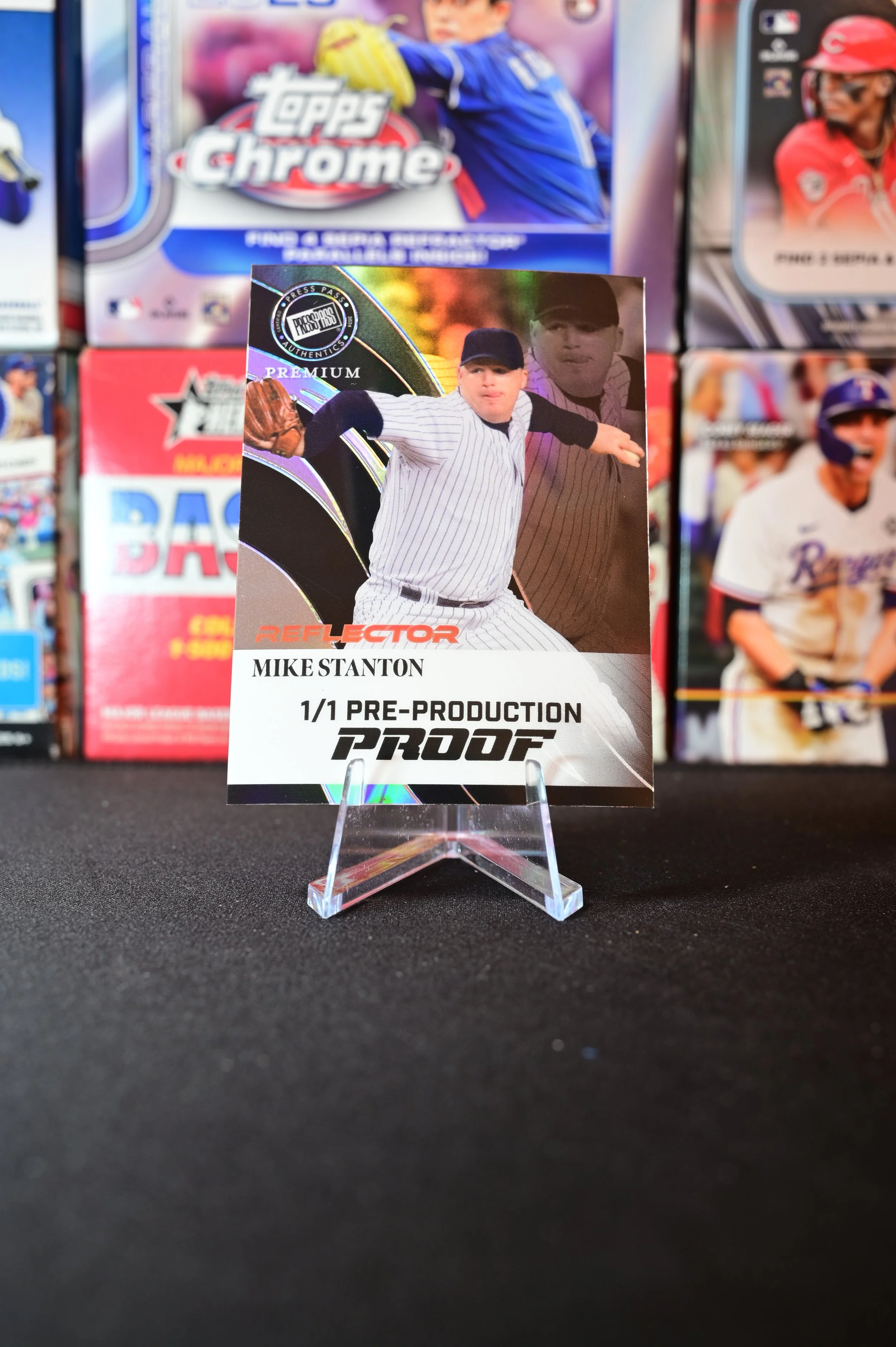 2024 Press Pass Premium - Mike Stanton - 1/1 Pre-Production Proof - New York Yankees