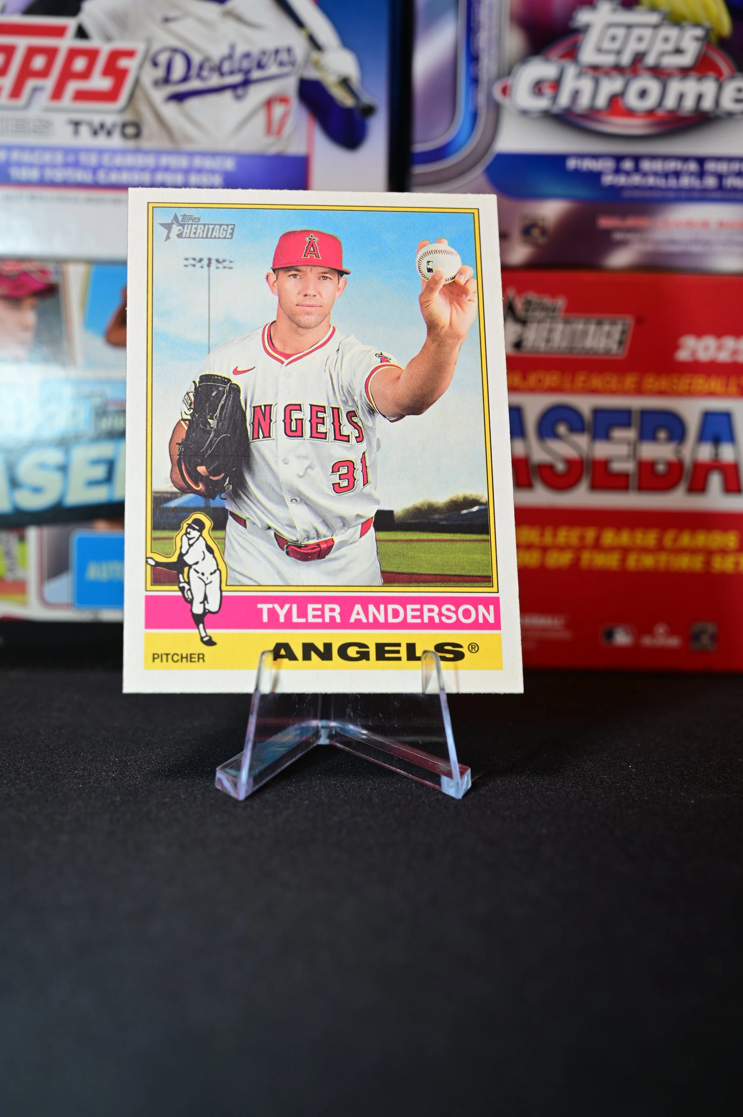 2025 Topps Heritage - Tyler Anderson - High Number SP - Los Angeles Dodgers