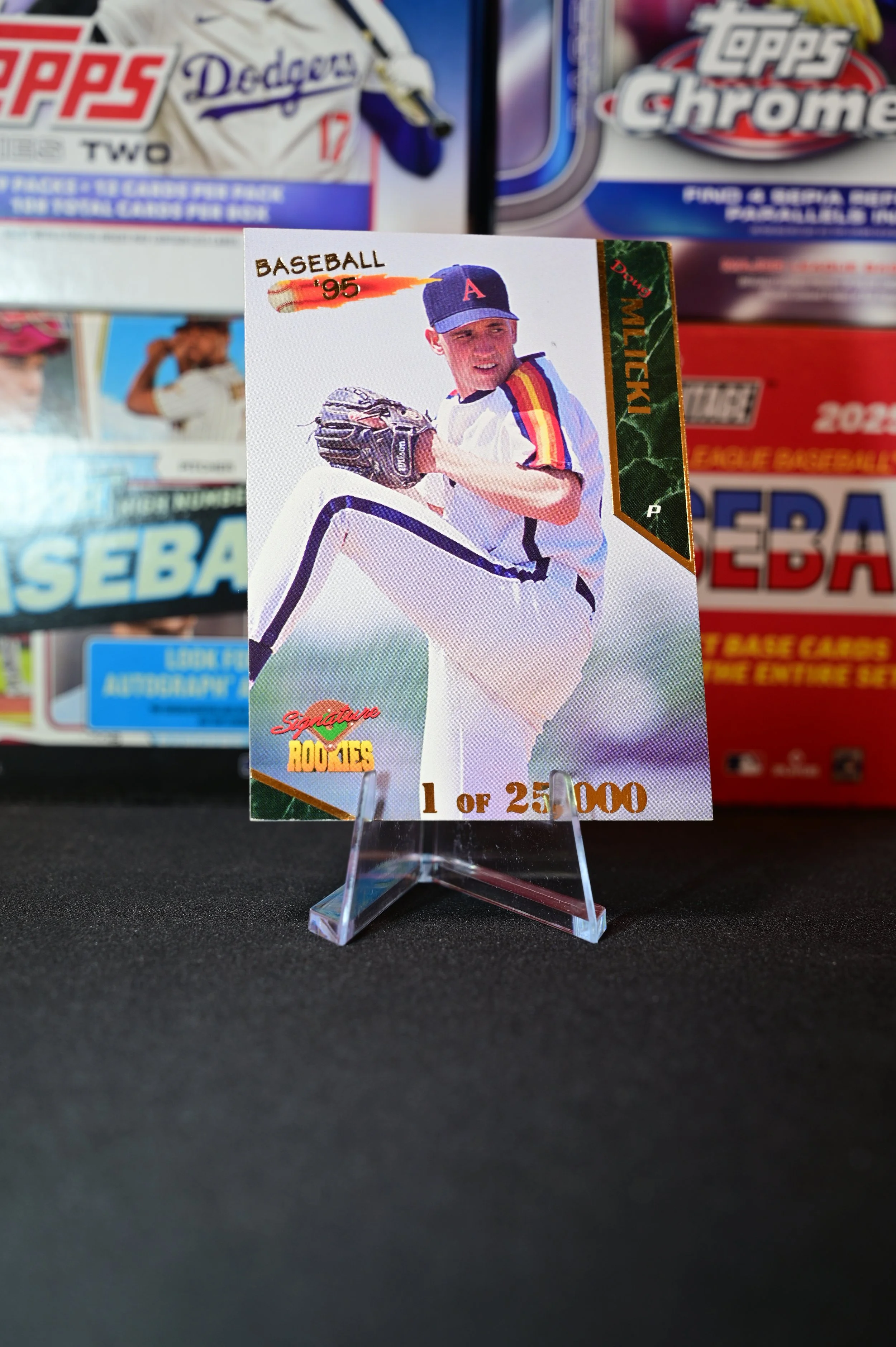 1995 Signature Rookies - Doug Milicki - base - /25000 - Houston Astros