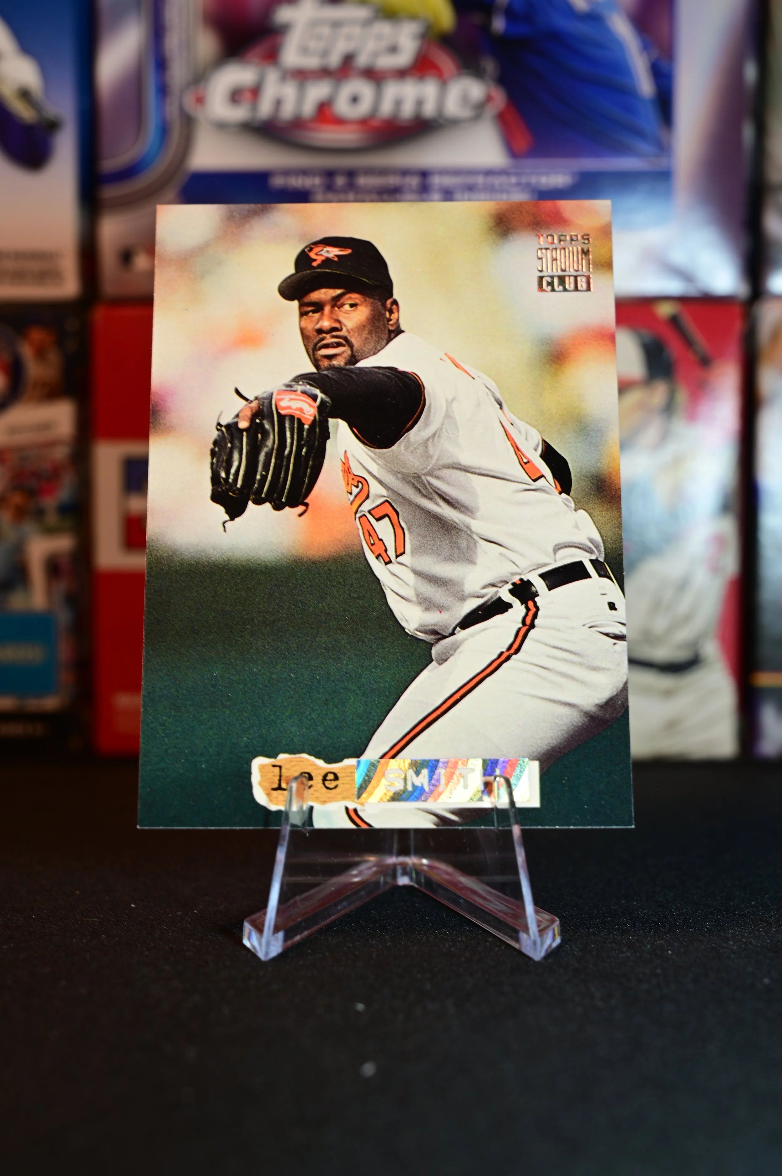 1994 Stadium Club - Lee Smith - Golden Rainbow Parallel - Baltimore Orioles