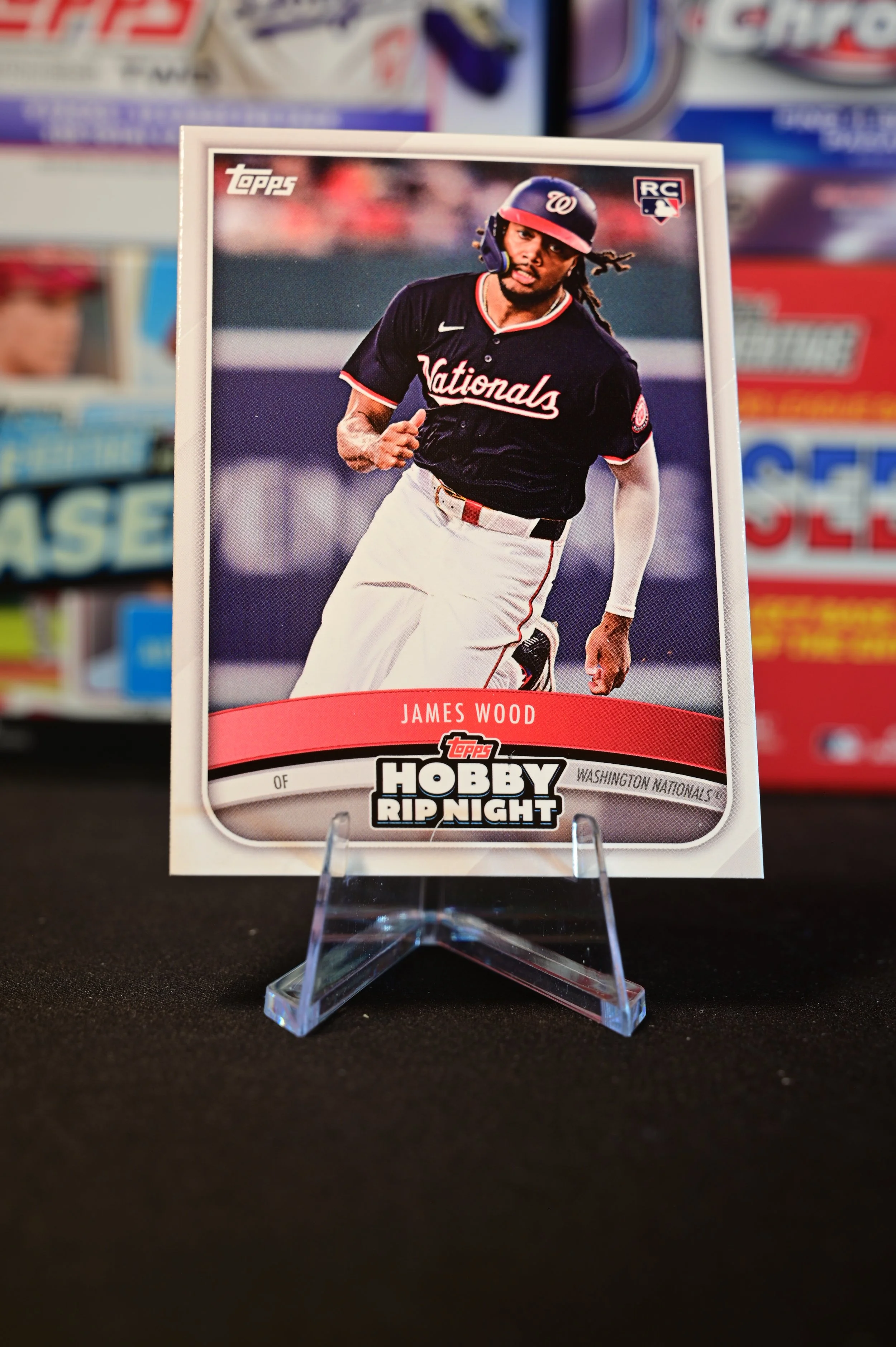 2025 Topps Hobby Rip Night - James Wood - base - Washington Nationals - (RC)