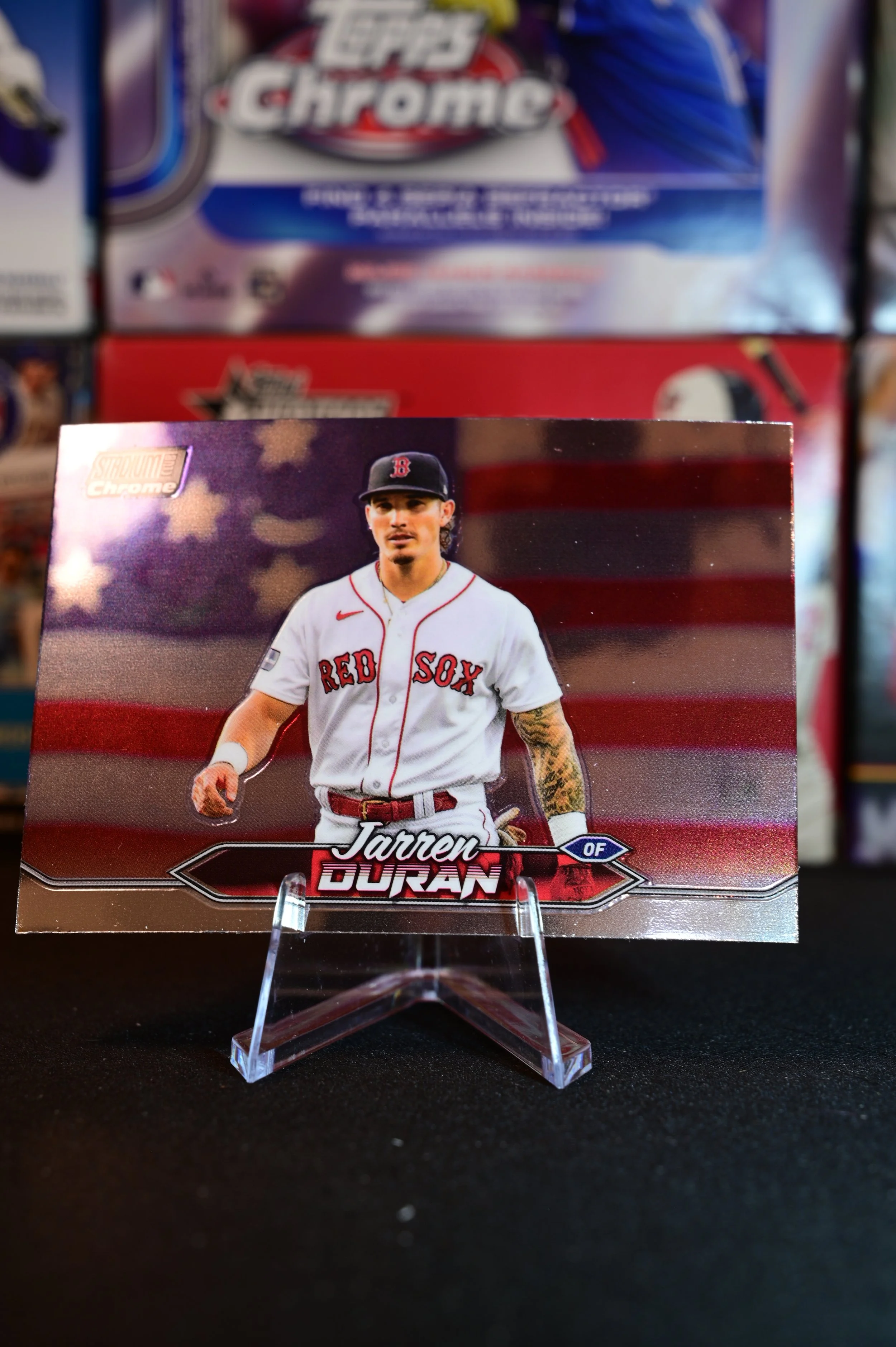 2024 Stadium Club - Jarren Duran - Chrome parallel - Boston Red Sox