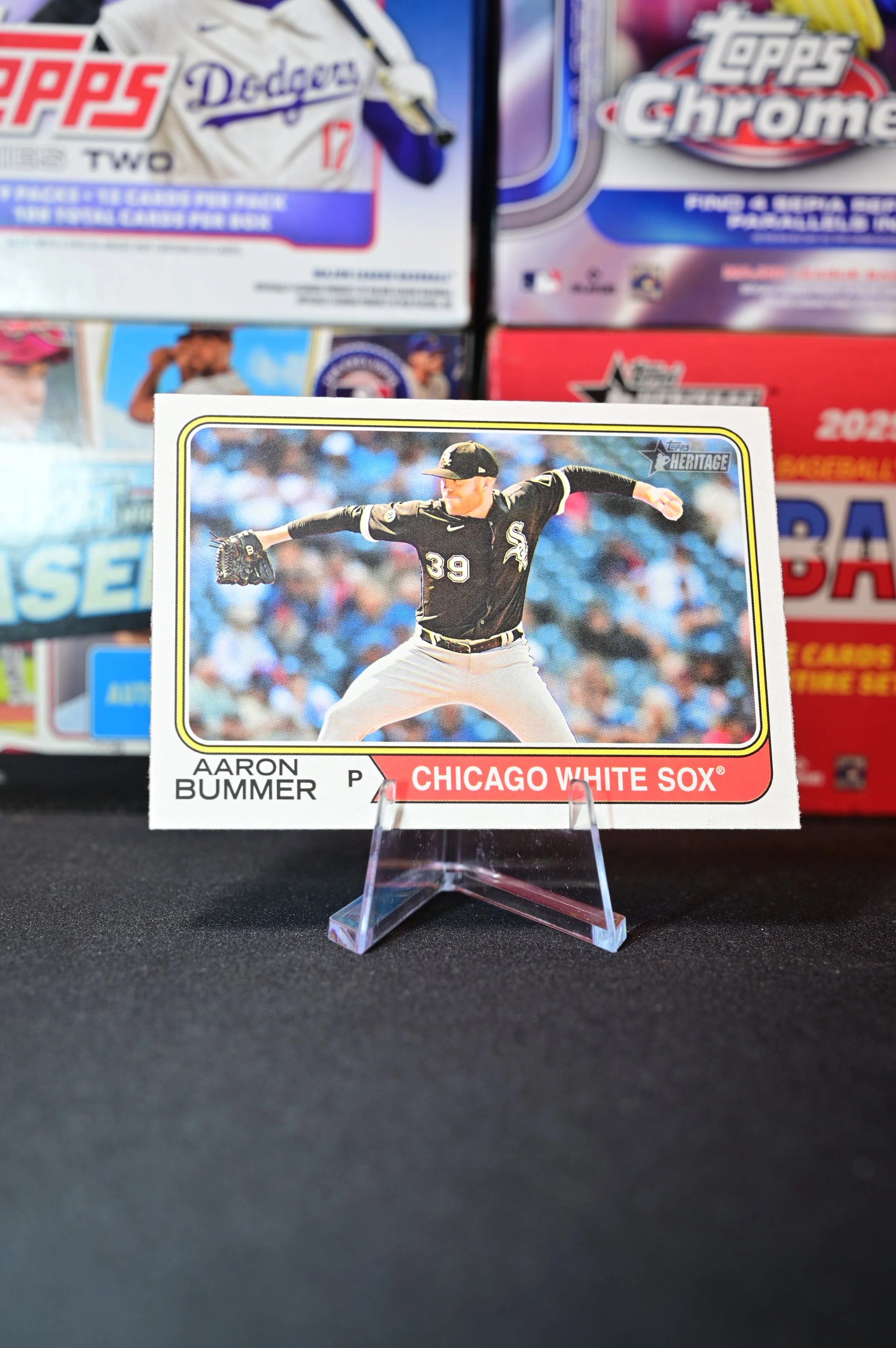 2023 Topps Heritage - Aaron Bummer - High Number SP - Chicago White Sox