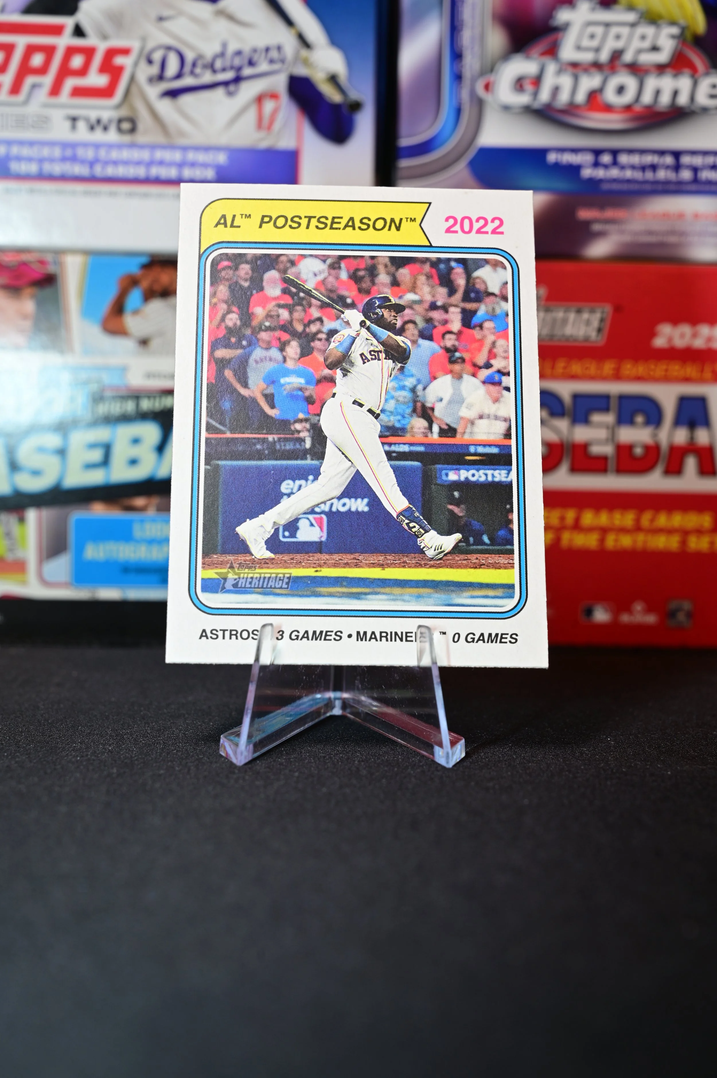 2023 Topps Heritage - Yordan Alvarez - base - Houston Astros