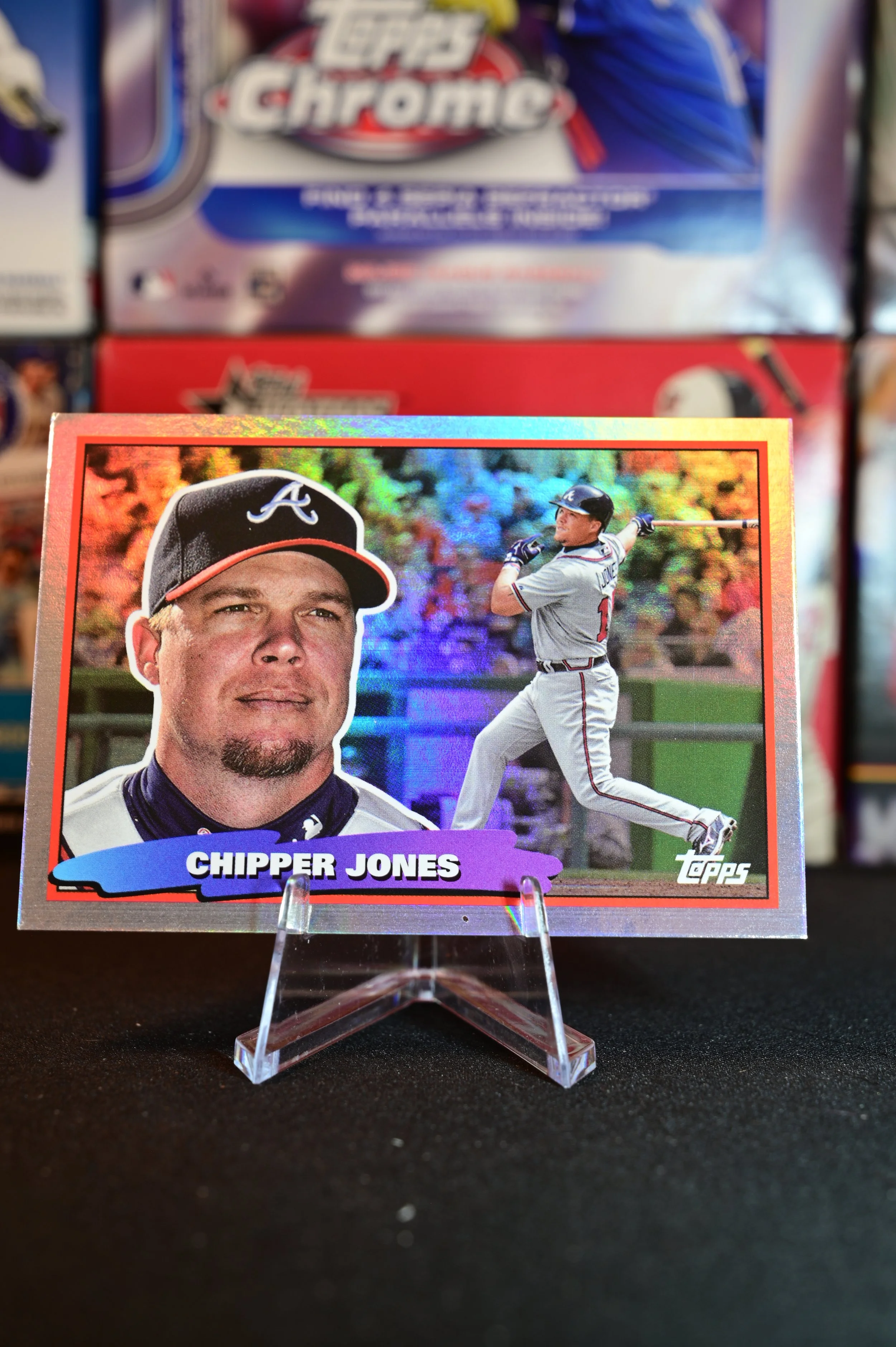 2022 Topps Archives - Chipper Jones - 1988 Topps Big Insert - Atlanta Braves